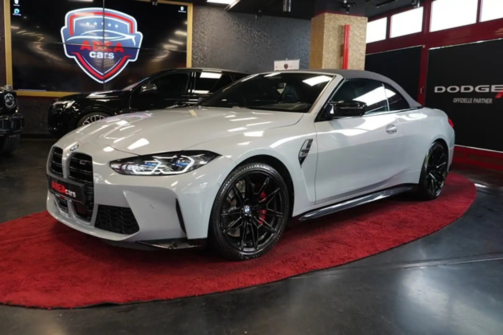 BMW M4 Cabrio Competition xDrive 1.H H/K VOLL CARBON MEMO Gris - 1