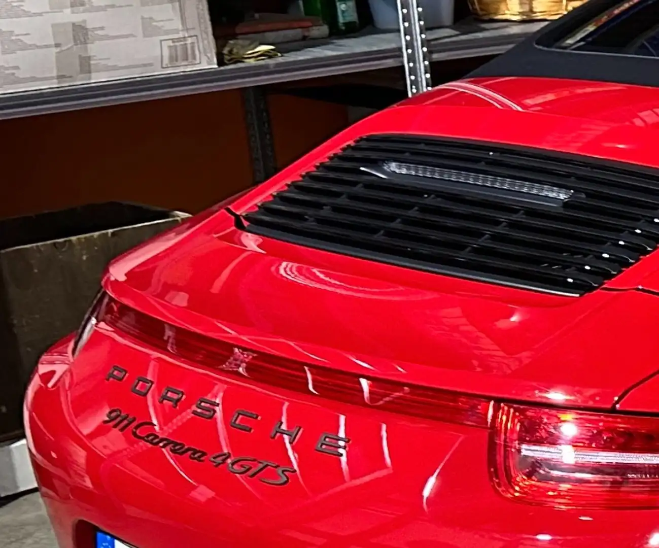 Porsche 911 991 4 GTS MK1CABRIOLET 14 MILA KM UNICA COME NUOVA Rosso - 1