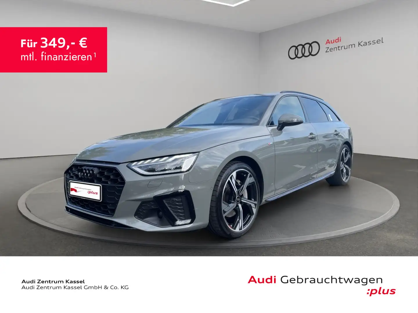 Audi A4 A4 Av. 40 TDI qu. S line Matrix Pano AHK 360° Grijs - 1
