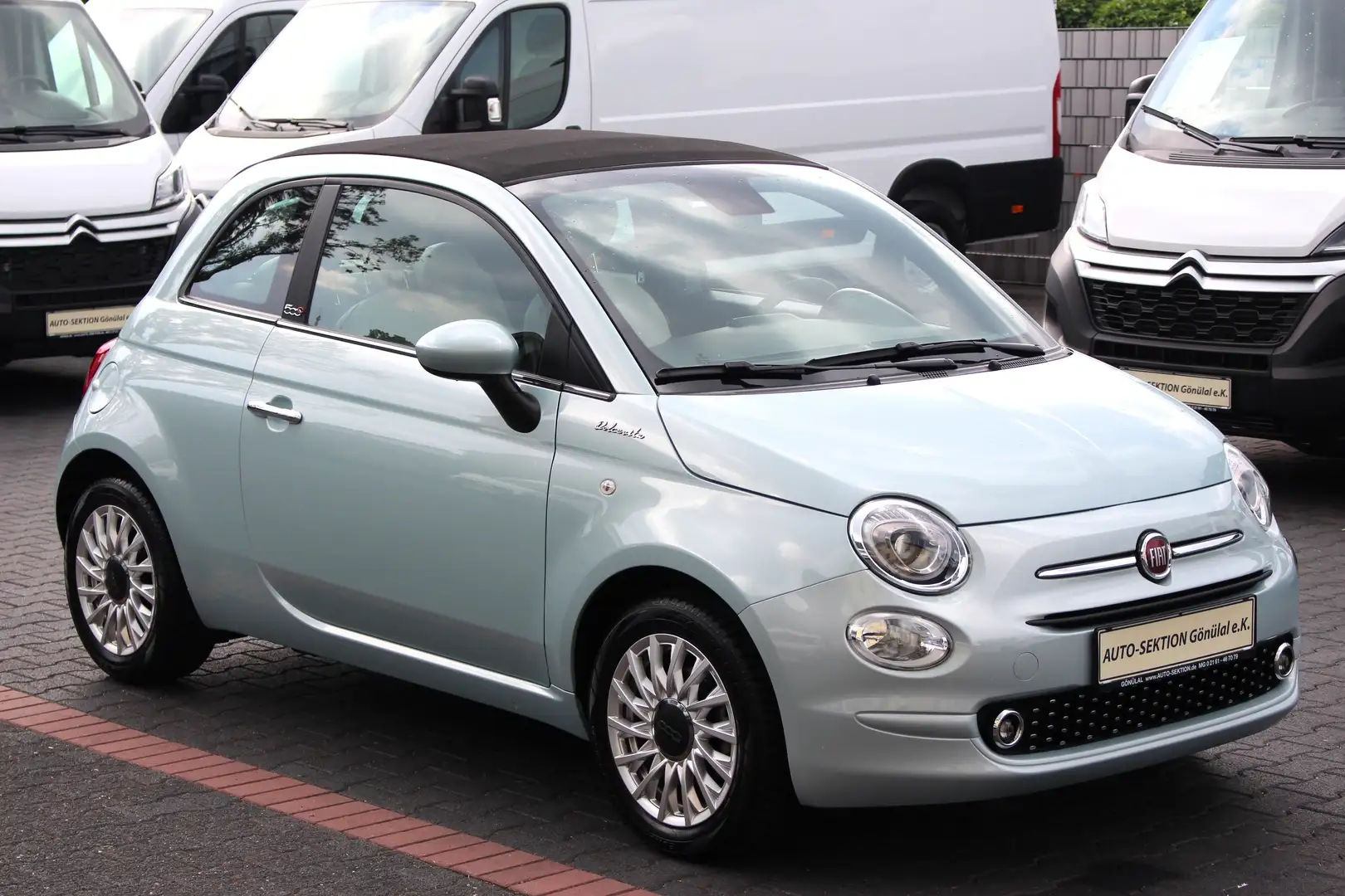 Fiat 500C Dolcevita *Klima*Tempomat*1.Hand Grün - 1