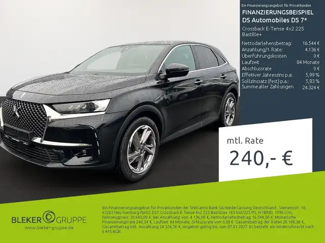 DS Automobiles DS 7 E-Tense 225 kW Bastille + 4x2