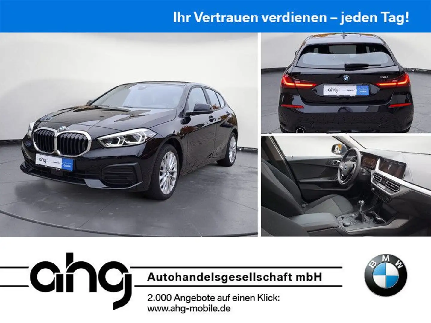 BMW 118 i Limousine Advantage Navi Prof. LED PDC Sitz Noir - 1
