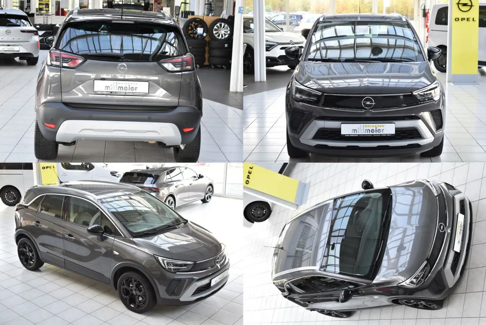 Opel Crossland Elegance NAVI LED AGR Sitz DAB+ SHZ Grau - 2