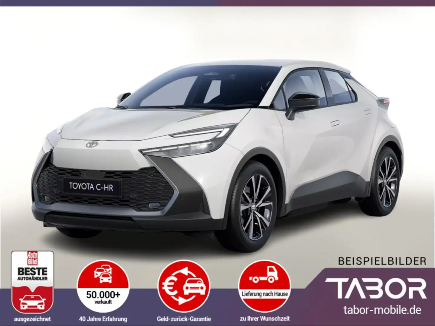 Toyota C-HR 2.0 PHEV 223 Teamplayer ACC Keyl Kam SHZ Weiß - 1