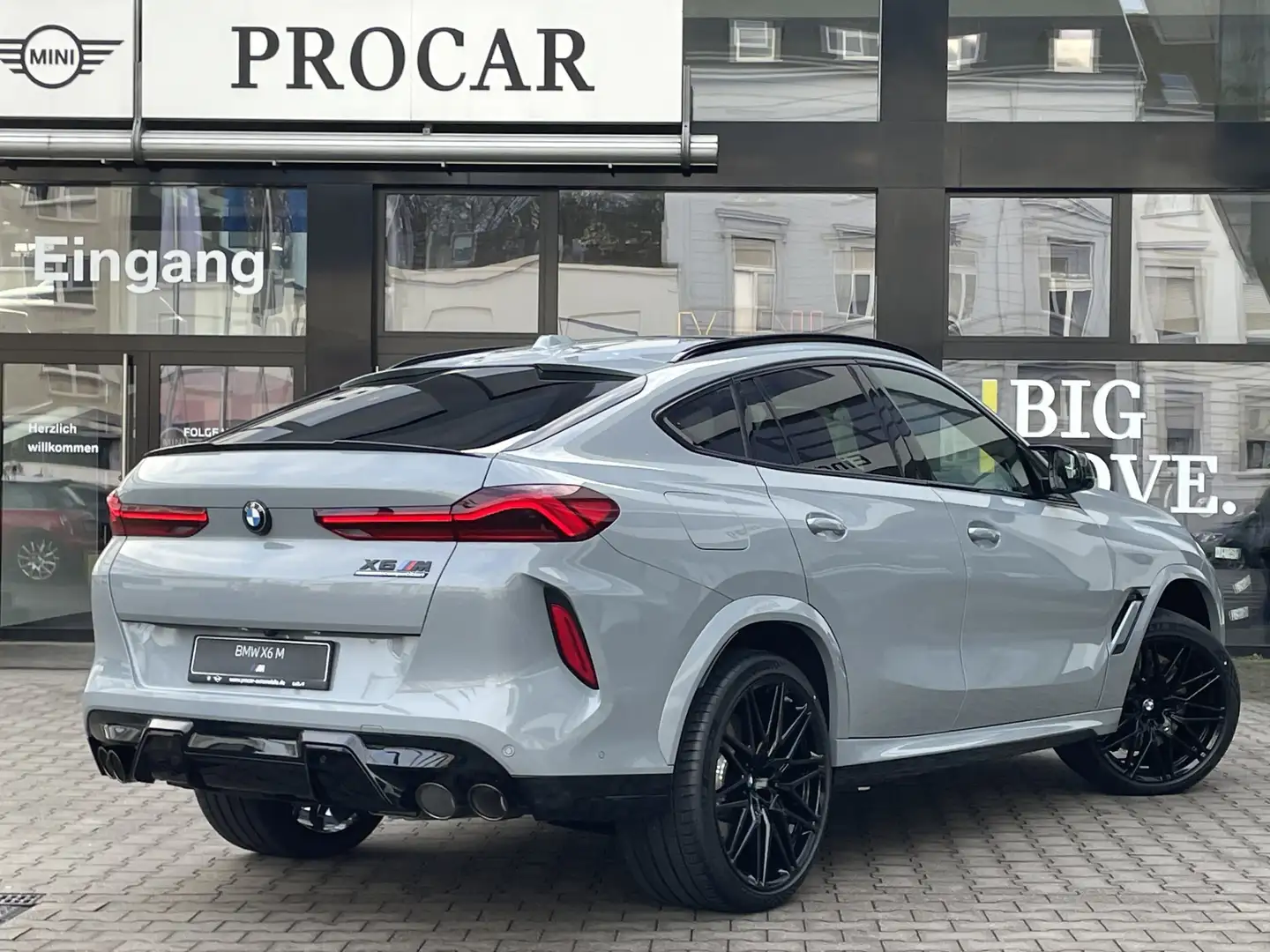 BMW X6 M Competition SKY AHK DA PROF. PA PROF. B&W Grau - 2