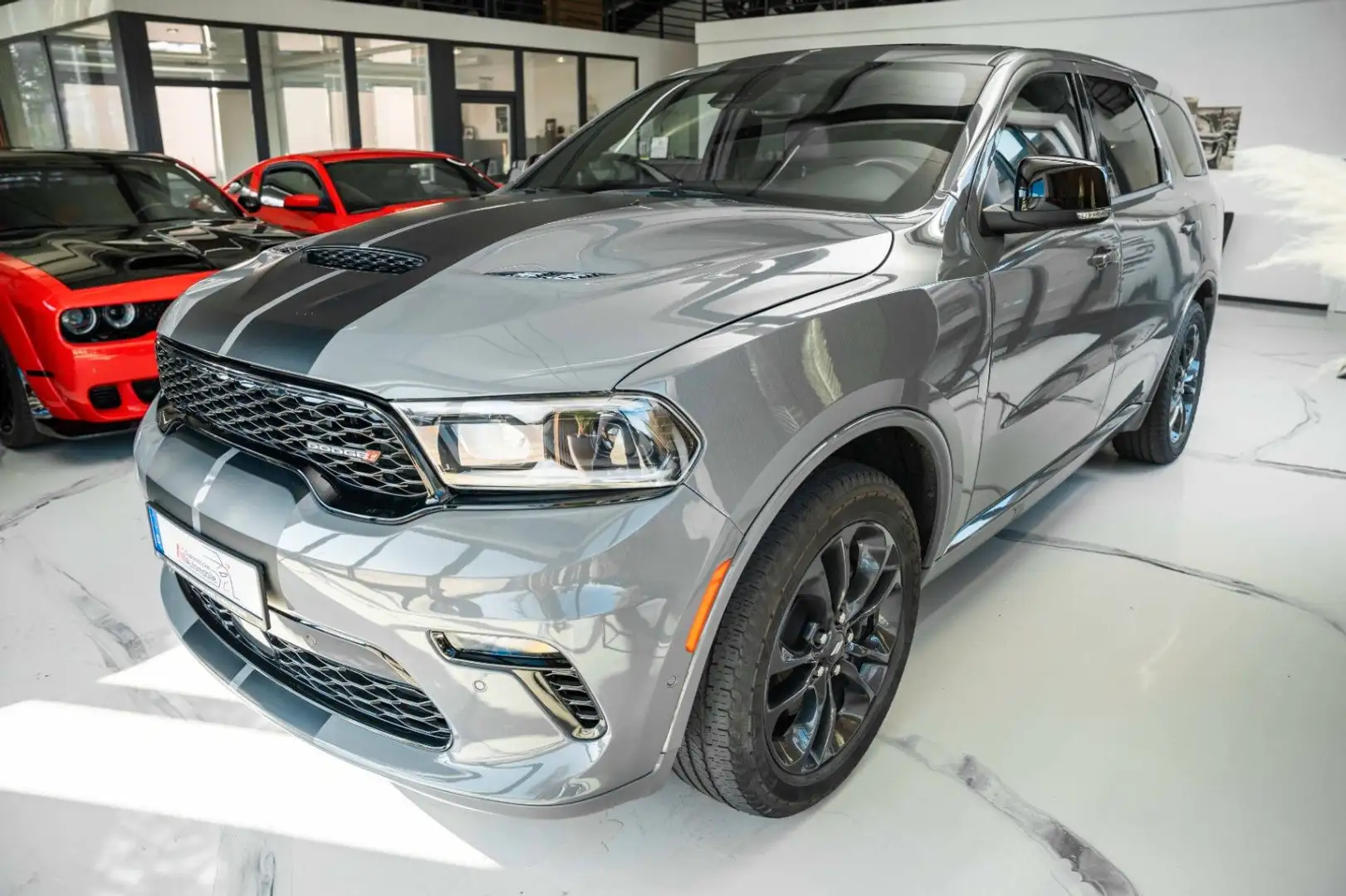 Dodge Durango 5,7 HEMI LPG BRC NAVI LEDER AHK Grau - 1