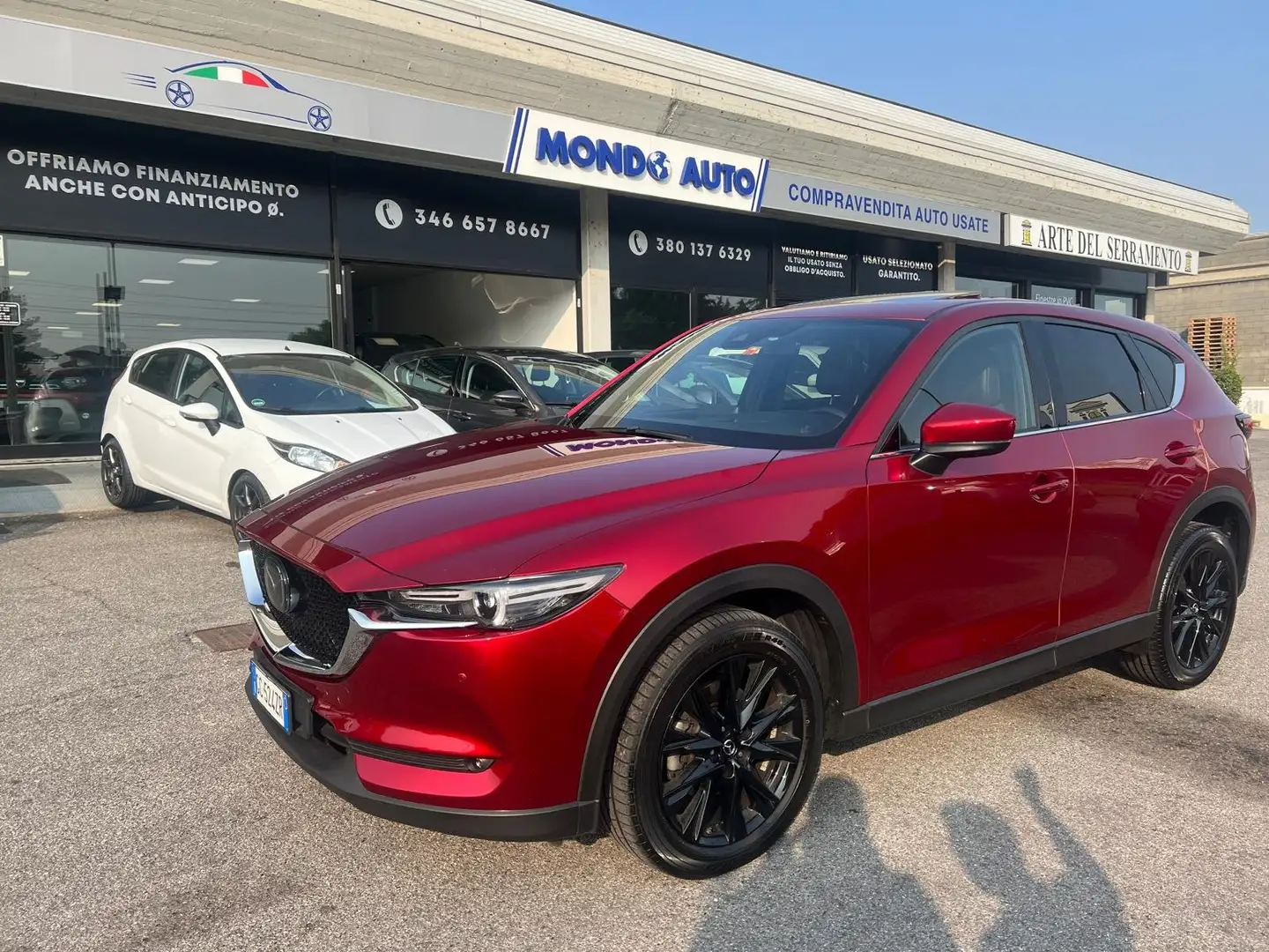 Mazda CX-5 2.2 Signature awd 184cv *TETTO*CARPLAY*LED*90K KM* Rosso - 1