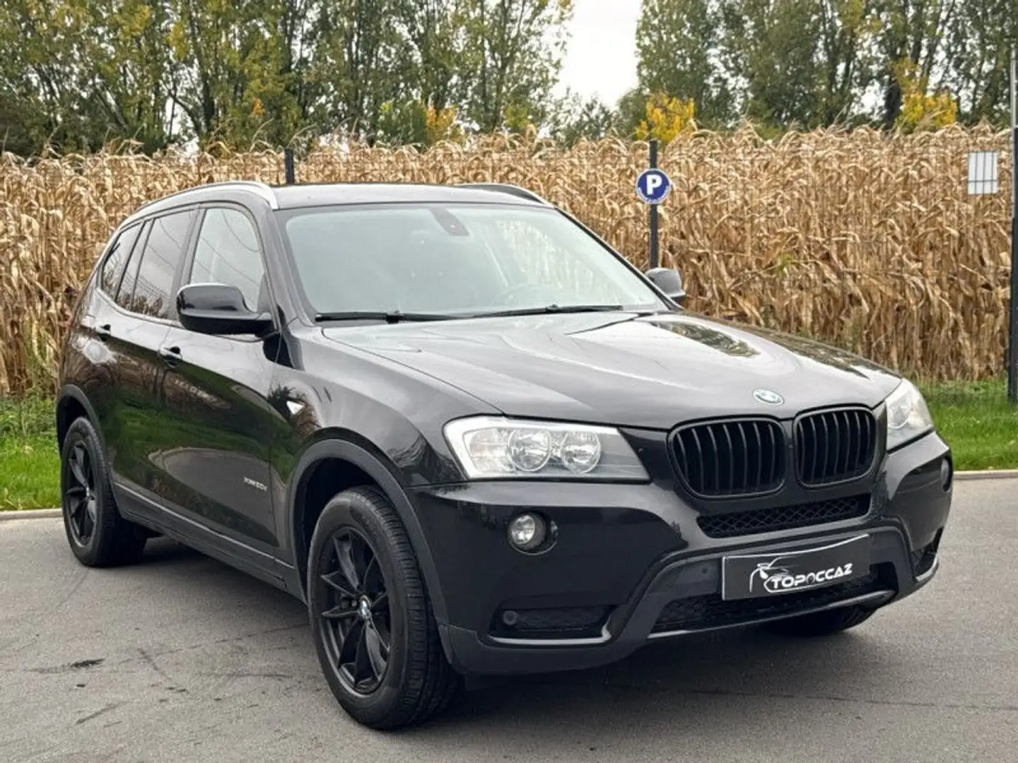 BMW X3 (F25) XDRIVE20DA 163CH EXCELLIS * CUIR * GPS * JANTES ALU Noir - 2