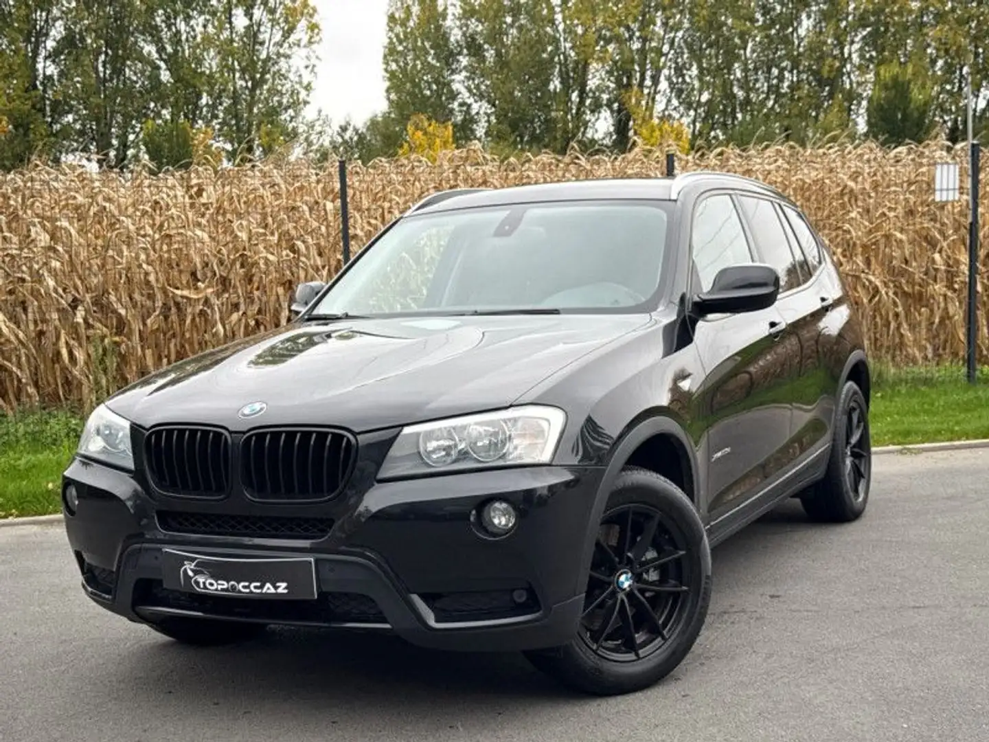BMW X3 (F25) XDRIVE20DA 163CH EXCELLIS * CUIR * GPS * JANTES ALU Noir - 1