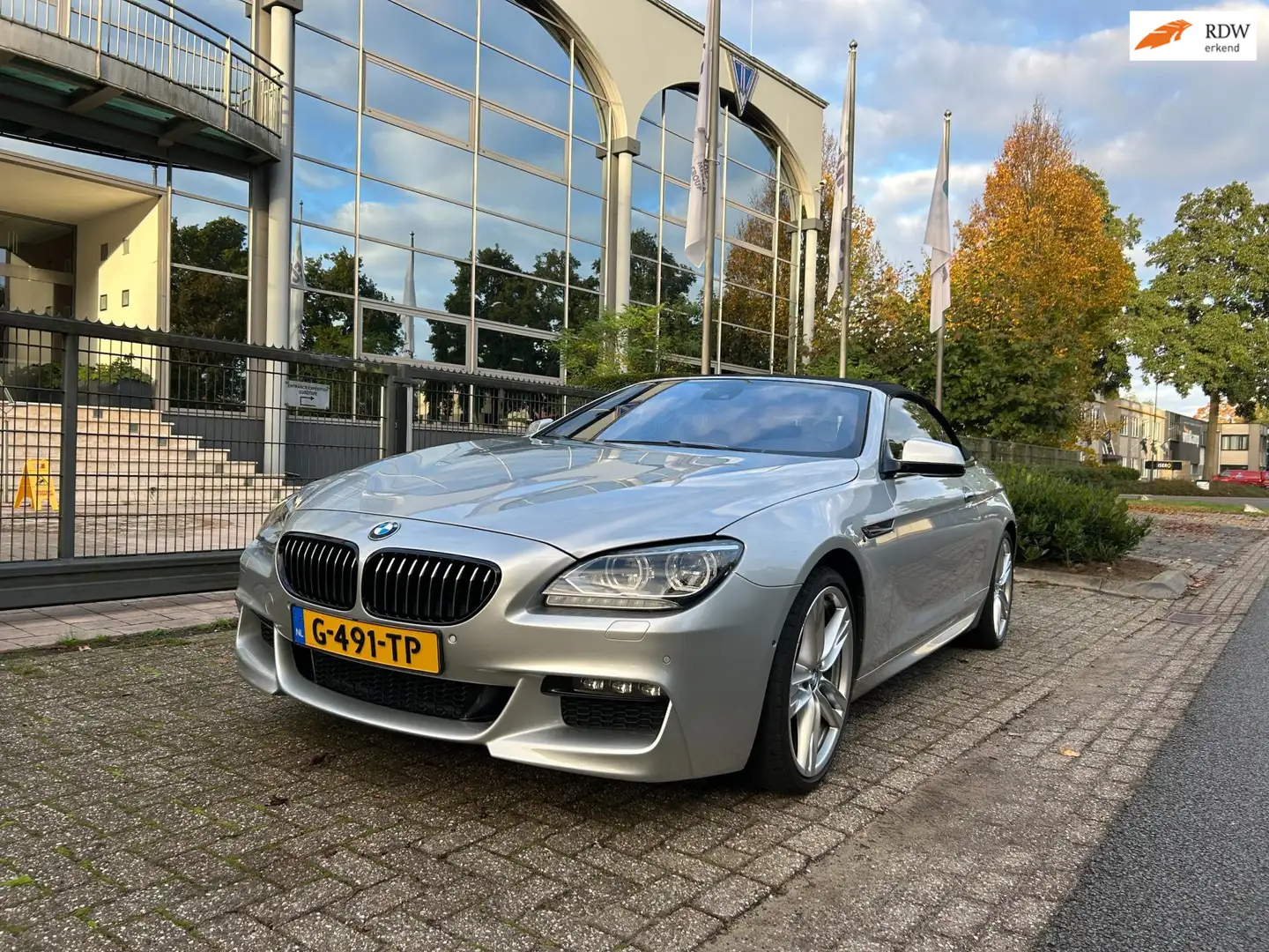 BMW 650 6-serie Cabrio 650xi High Executive M.sport pakket Gris - 1