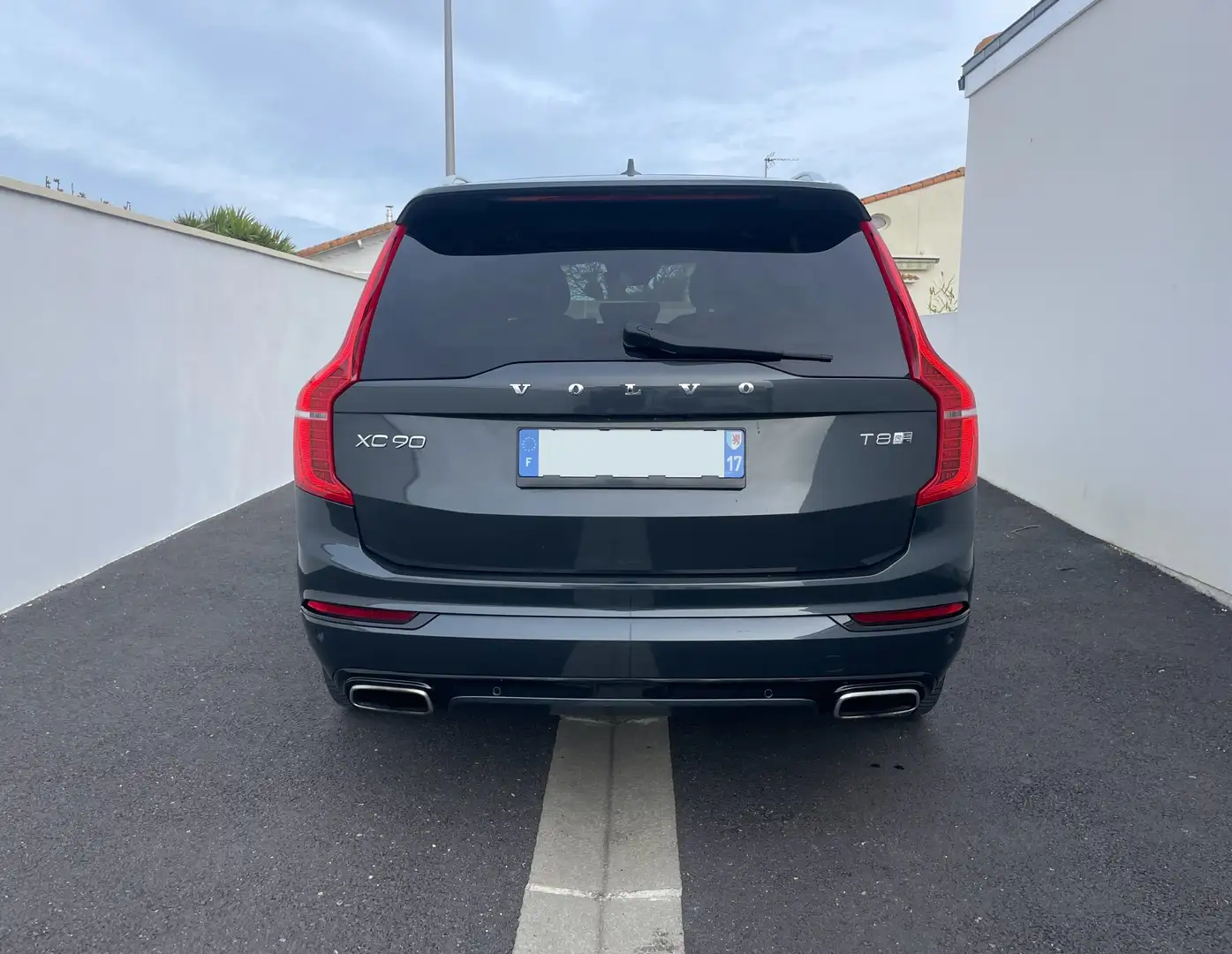 Volvo XC90 T8 R-DESIGN Gris - 2