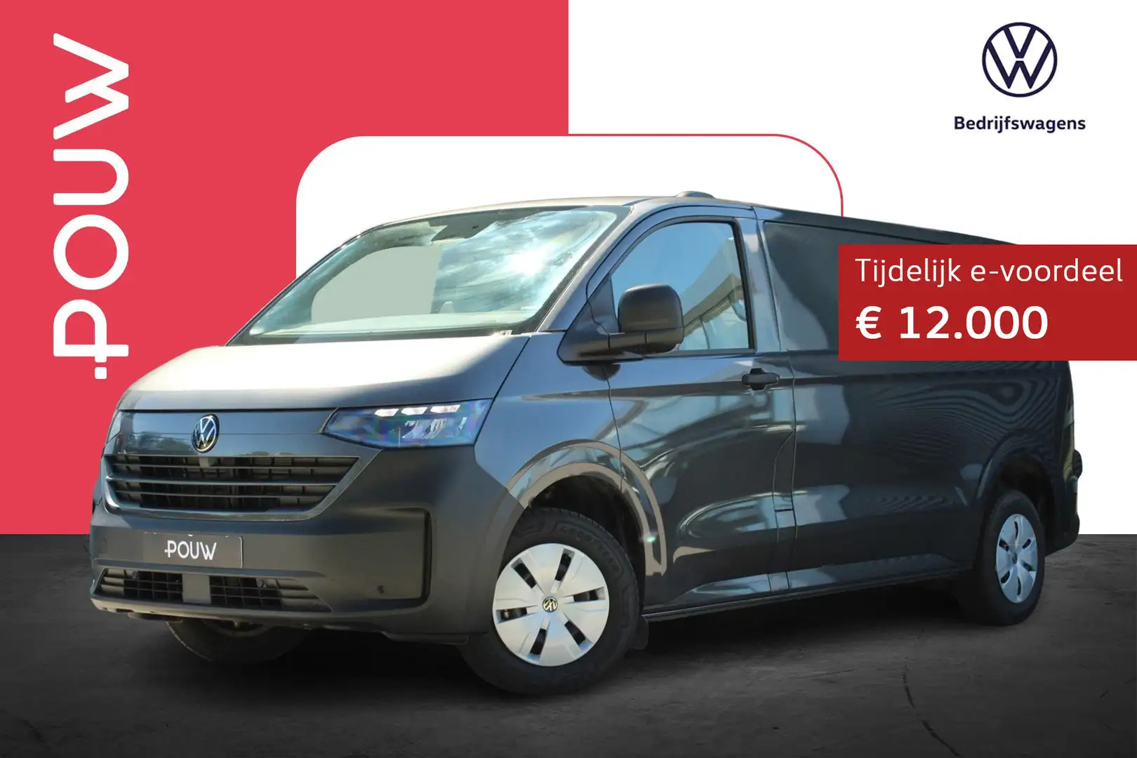 Volkswagen Transporter e-Transporter 34 L2H1 218pk Life 64 kWh | Trekhaak Gri - 1