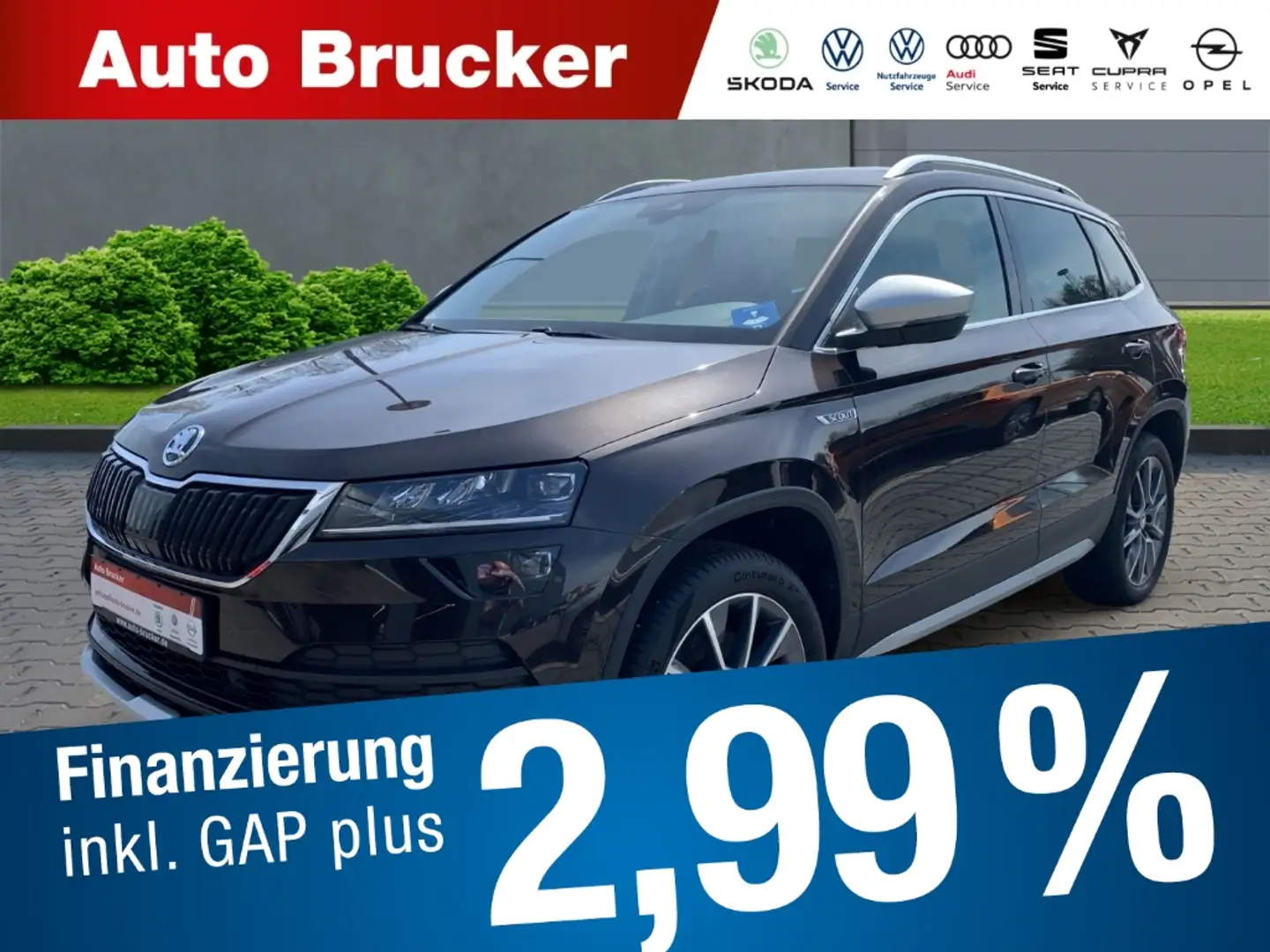 Skoda Karoq Scout 4x4 2.0 TDI+Anhängerkupplung+Navi+Parksensor Braun - 1
