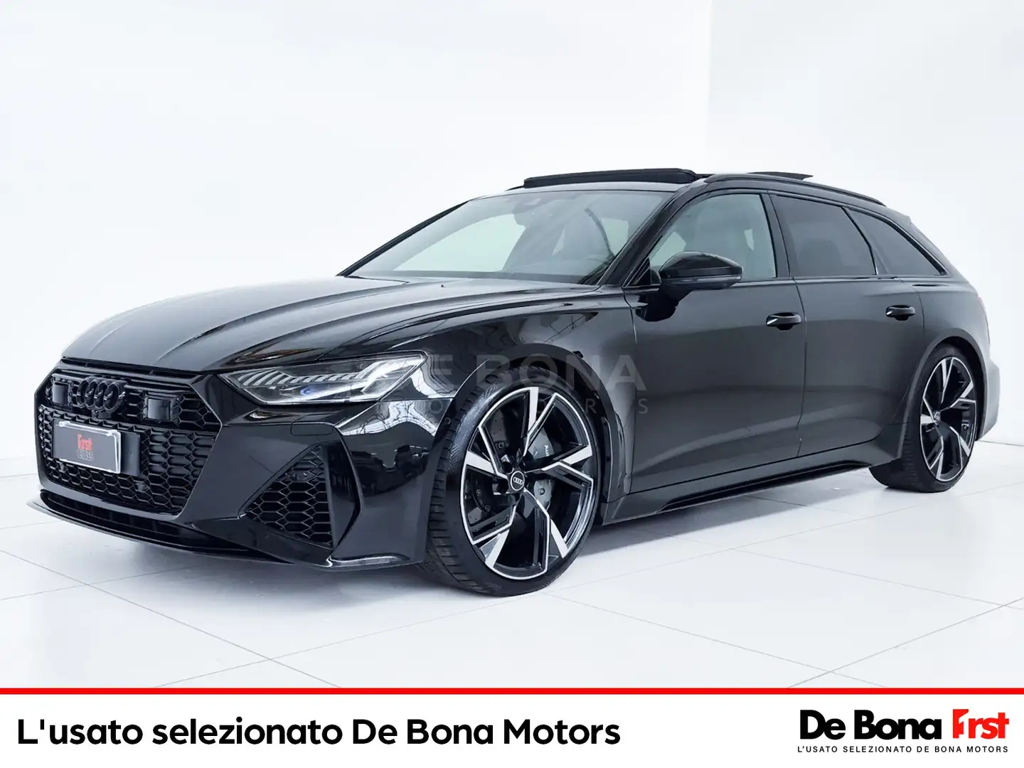 Audi RS6 avant 4.0 mhev quattro tiptronic Zwart - 1
