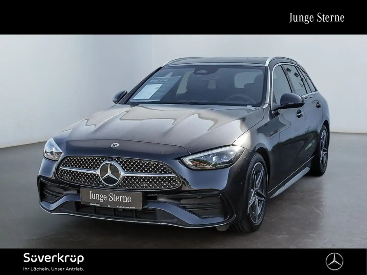 Mercedes-Benz C 220 T d // AMG SPUR AHK DISTR KAMERA PDC SHZ Grigio - 2