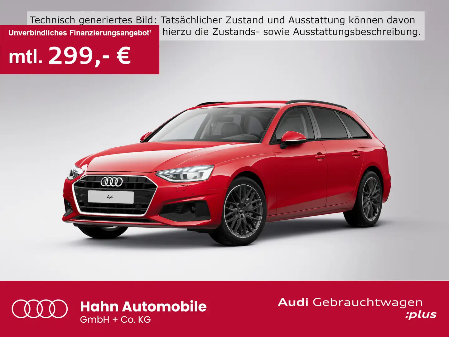 Audi A4 40TDI S-trc Matrix AHK Navi Rot - 1