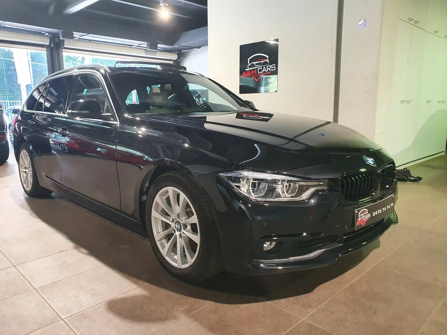 BMW 320 2 place utilitaires Led navi cam panoramique Zwart - 1
