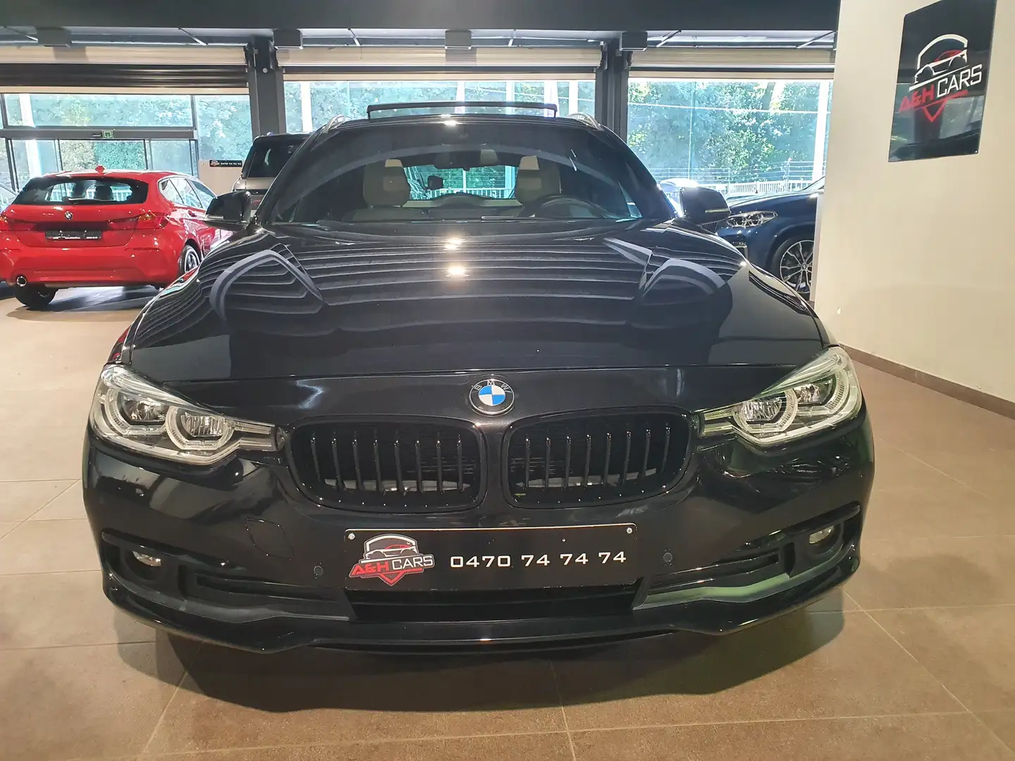 BMW 320 2 place utilitaires Led navi cam panoramique Zwart - 2