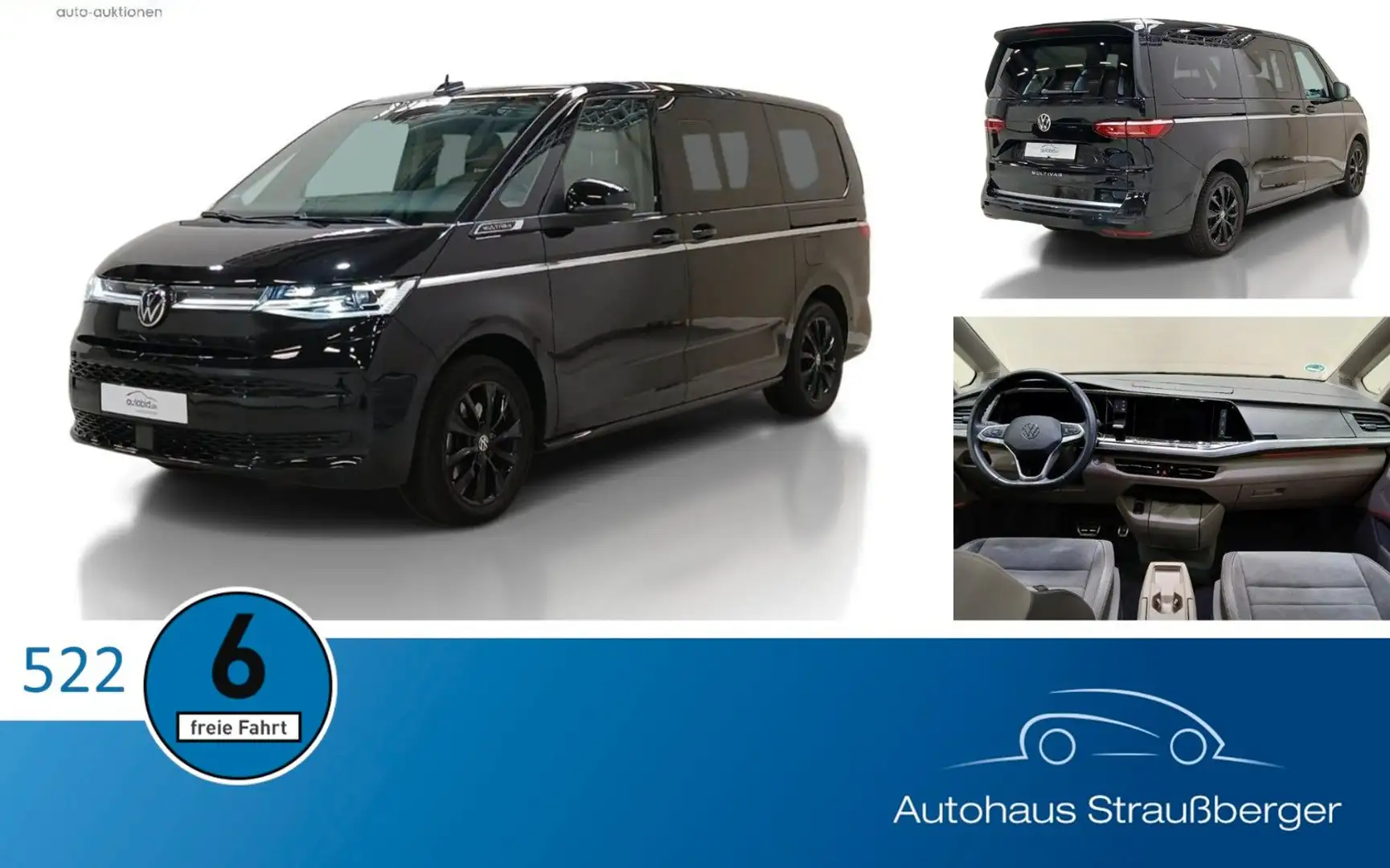 Volkswagen T7 Multivan Style lang LÜ ACC PANO QI Keyls.Adv. Schwarz - 1