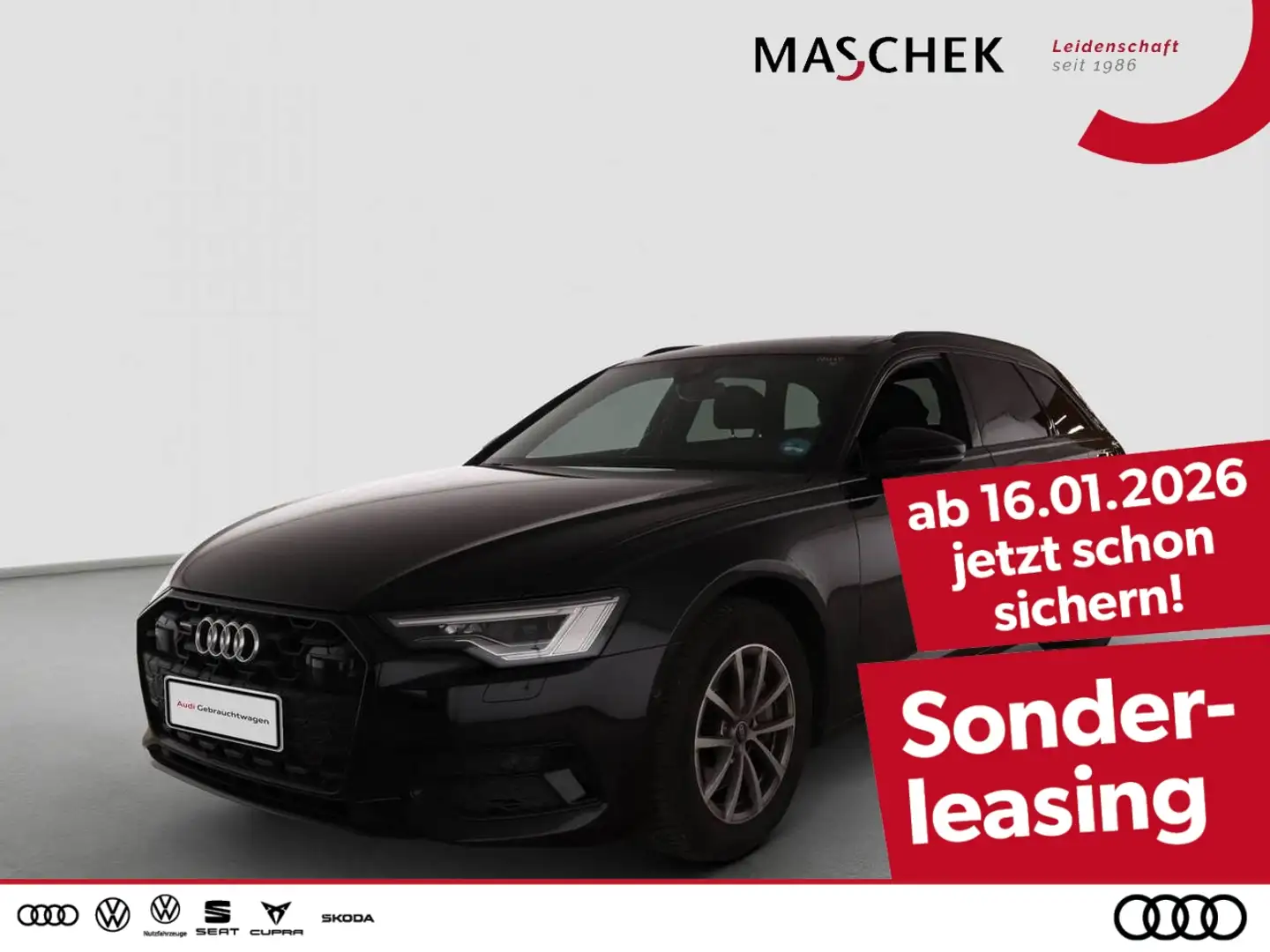 Audi A6 Avant 45 TDI Matrix Pano AHK ACC Rearview Black Schwarz - 1