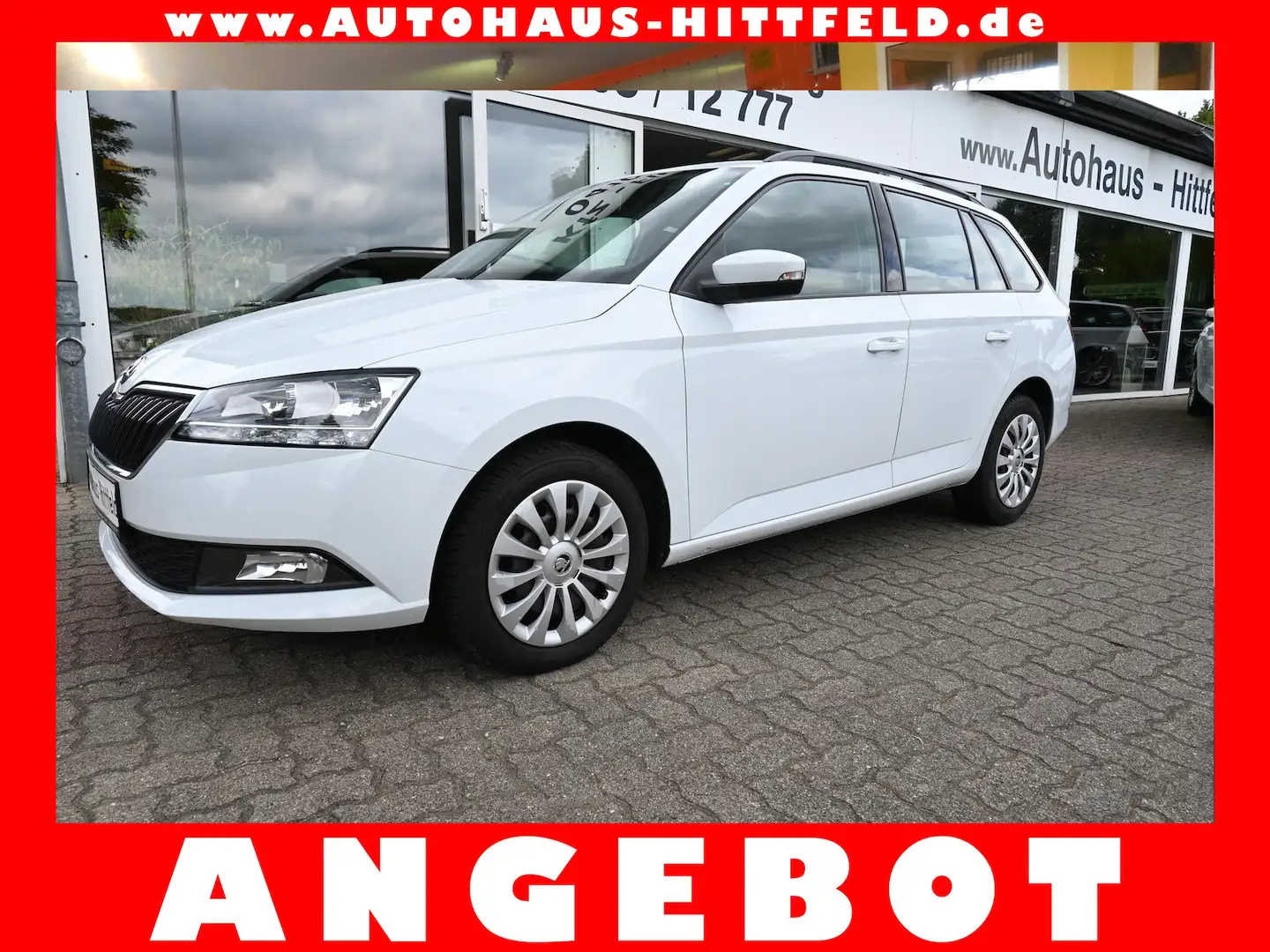 Skoda Fabia 1.0 TSI Combi*Ambition* Klima Navi PDC AHK Blanc - 1