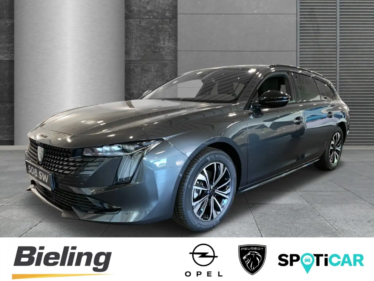 Peugeot 508 SW Allure BlueHDi 130 AUTOMATIK Navi El. Heckklapp Grau - 1