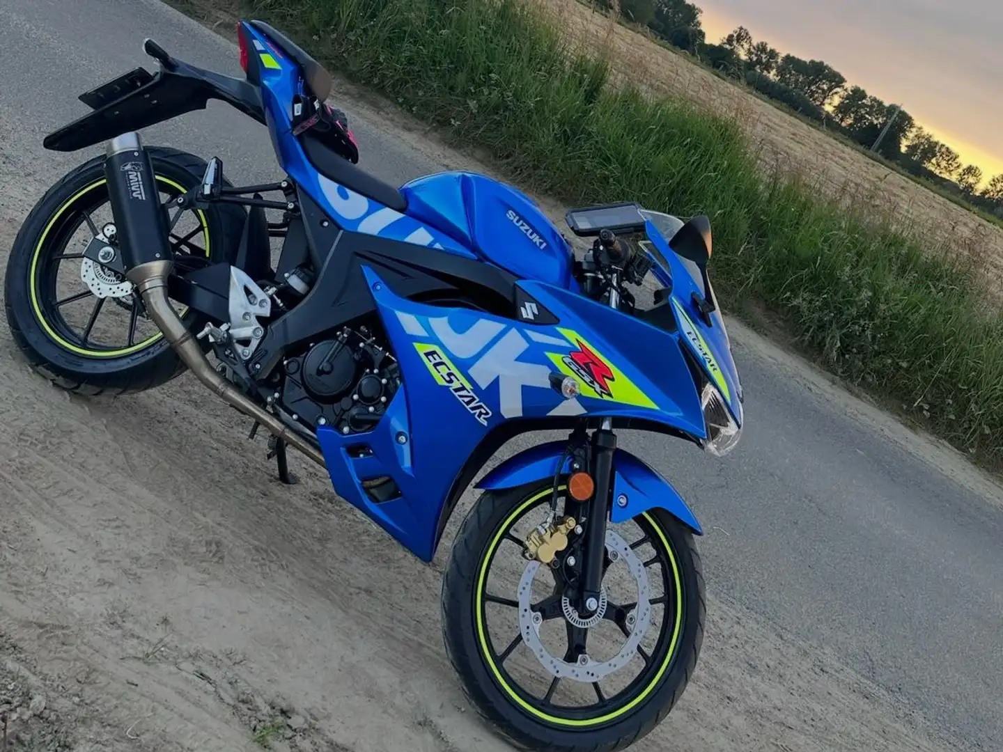 Suzuki GSX-R 125 Pot ligne sport Blau - 2