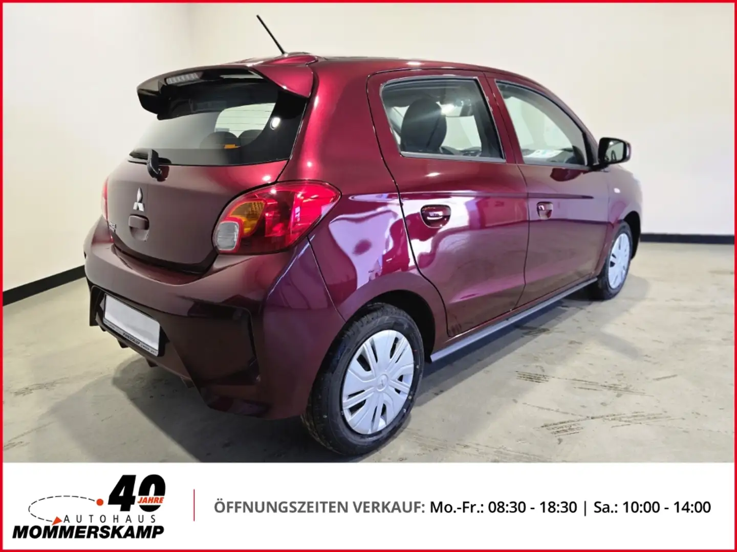 Mitsubishi Space Star 1,2 Select SOFORT-VERFÜGBAR+Klima+ZV+DAB Radio+Lic Red - 2