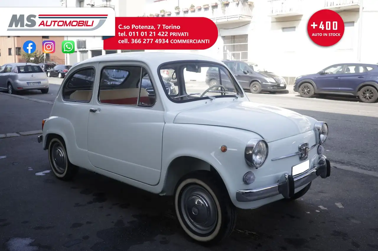 FIAT 600 (epoca) 0.7 10CV BENZINA COMPLETAMENTE RESTAURATA, foto 1