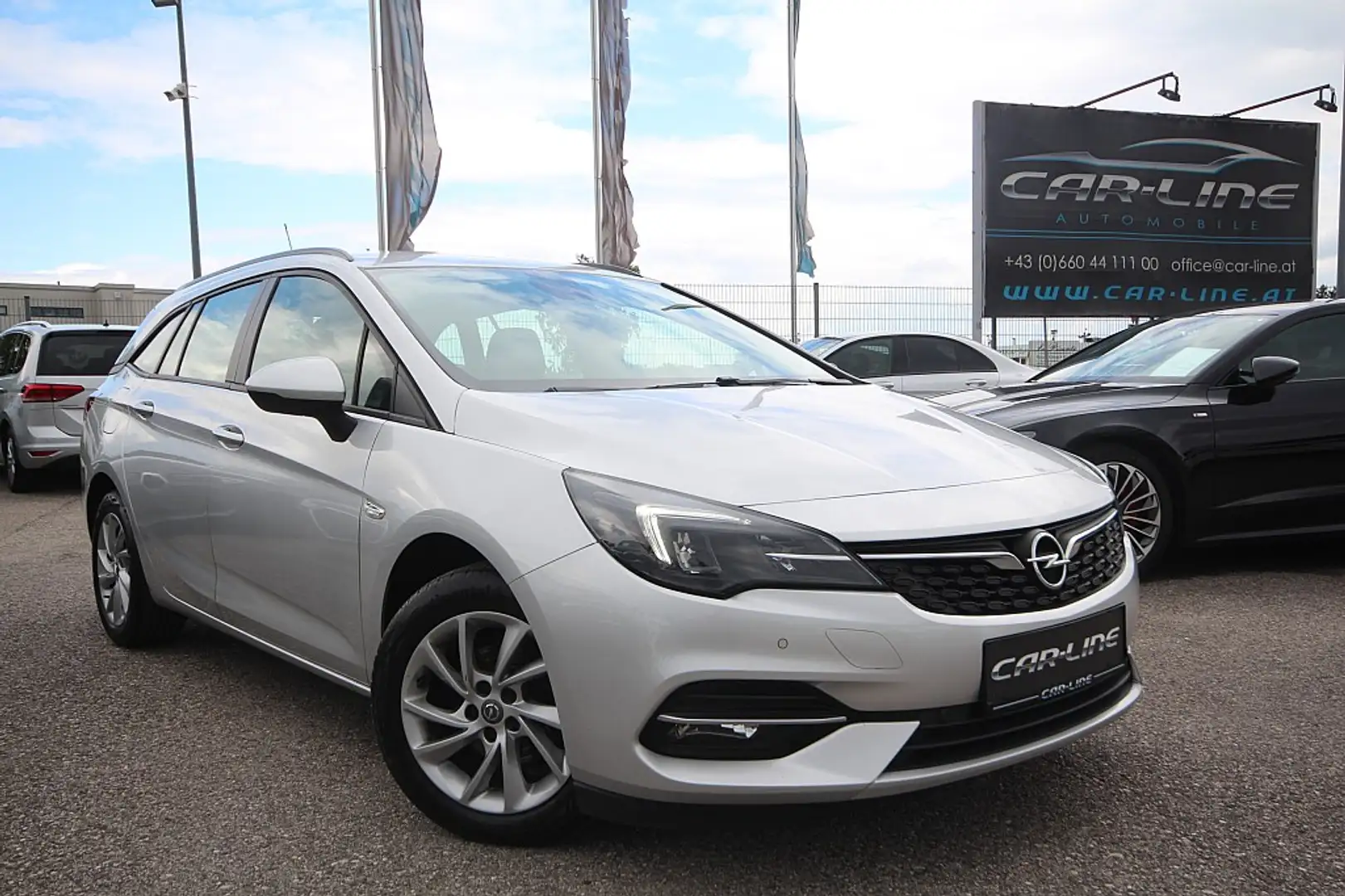Opel Astra ST 1,5 CDTI Edition Aut. |LED |Navi |Rückfahrka... Zilver - 1