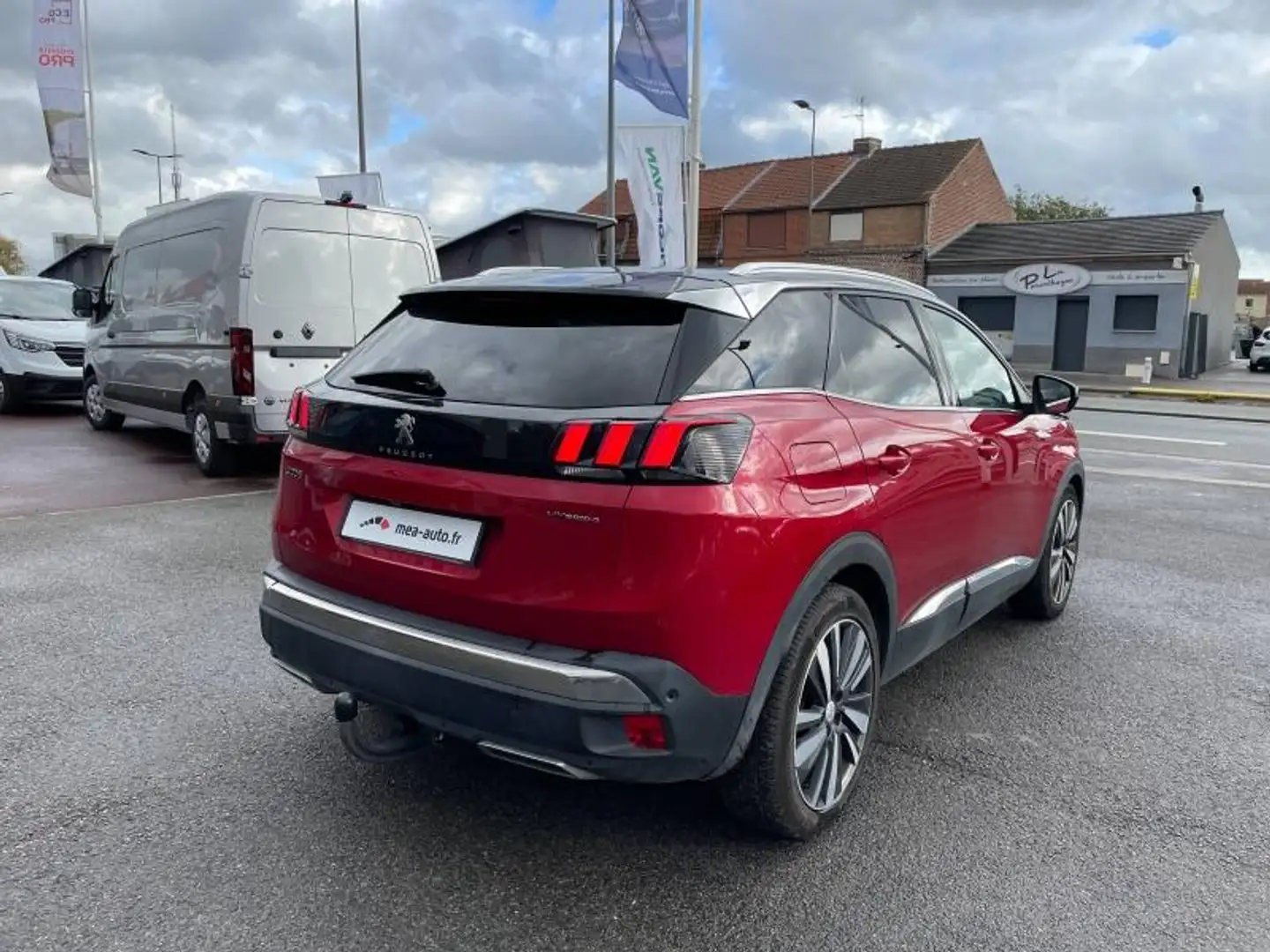 Peugeot 3008 HYBRID4 300ch GT e-EAT8 Rouge - 2