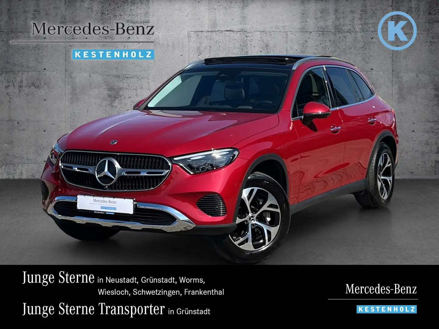 Mercedes-Benz GLC 300 GLC 300 e 4M AVANTGARDE+AHK+AIRM+PANO+BURME+360° Rot - 1