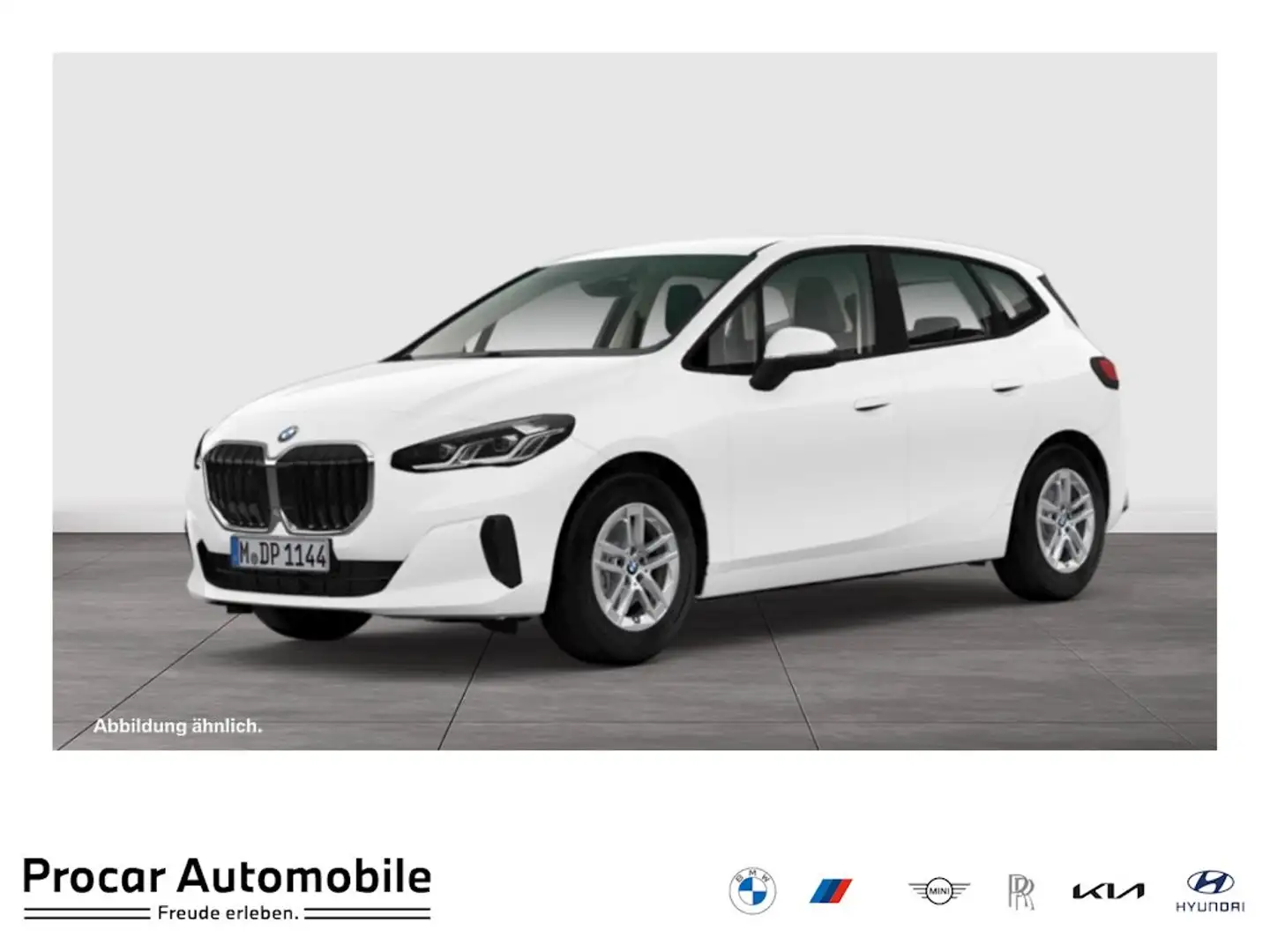 BMW 218 d ACTIVE TOURER+AHK+RFK+LED+DAB+KOMFORTZUGANG Weiß - 1