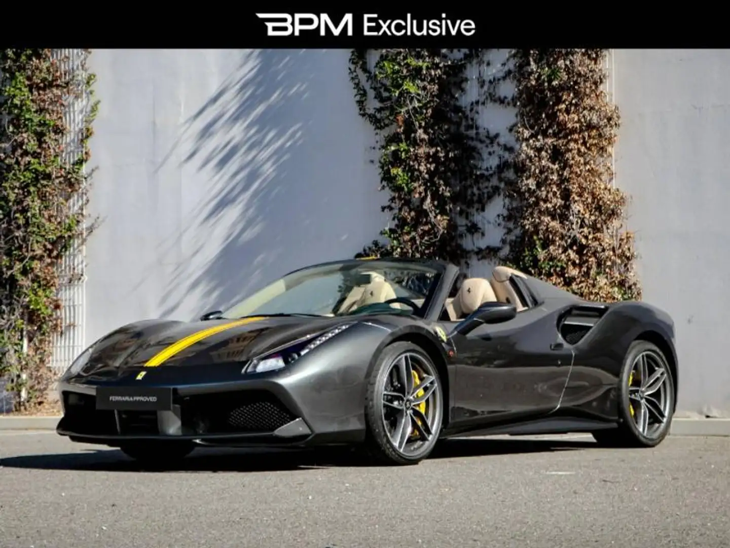 Ferrari 488 V8 3.9 Turbo 670ch Gris - 1