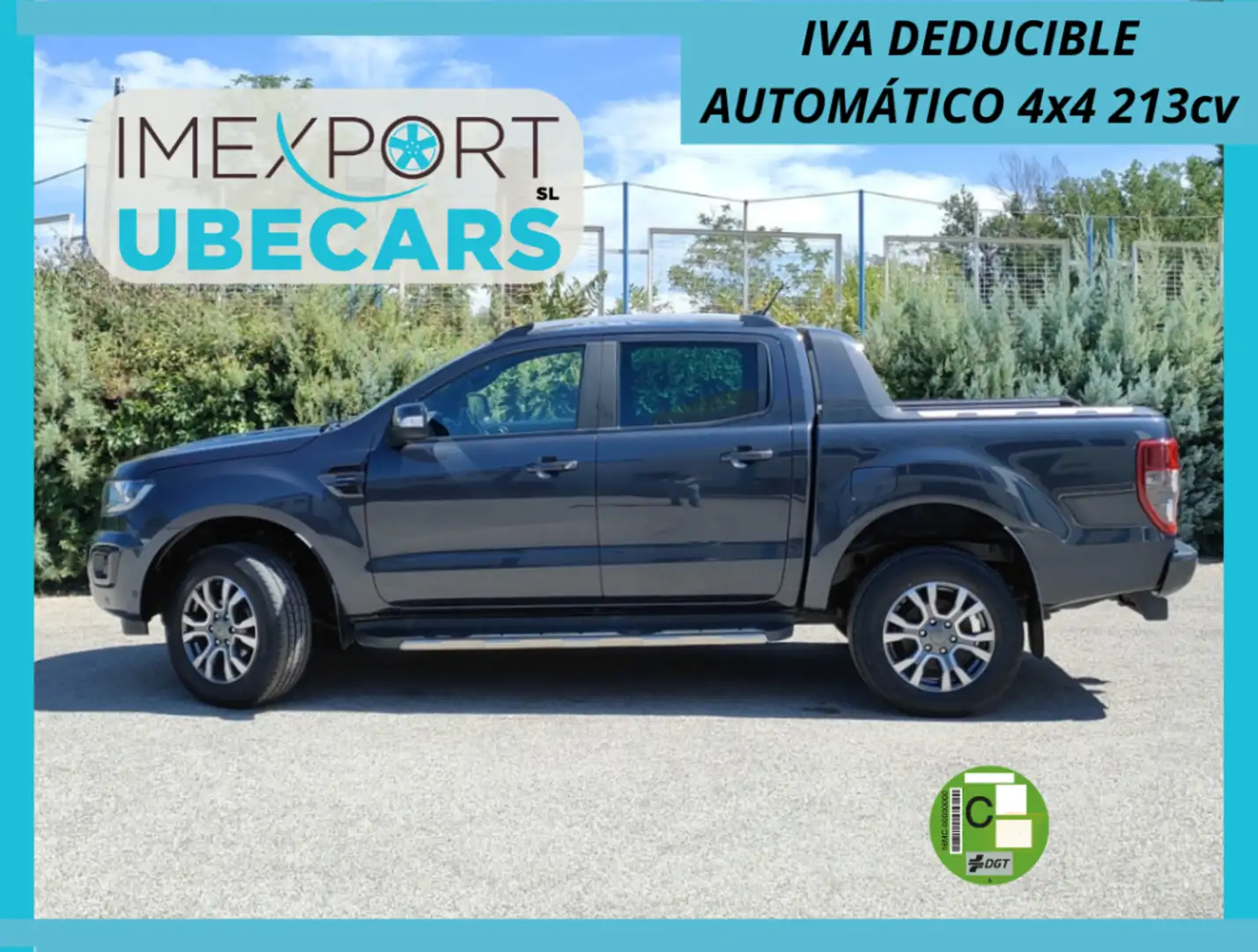 Ford Ranger 2.0 Ecoblue DCb. Wildtrak 4x4 Aut. 213 Zwart - 1