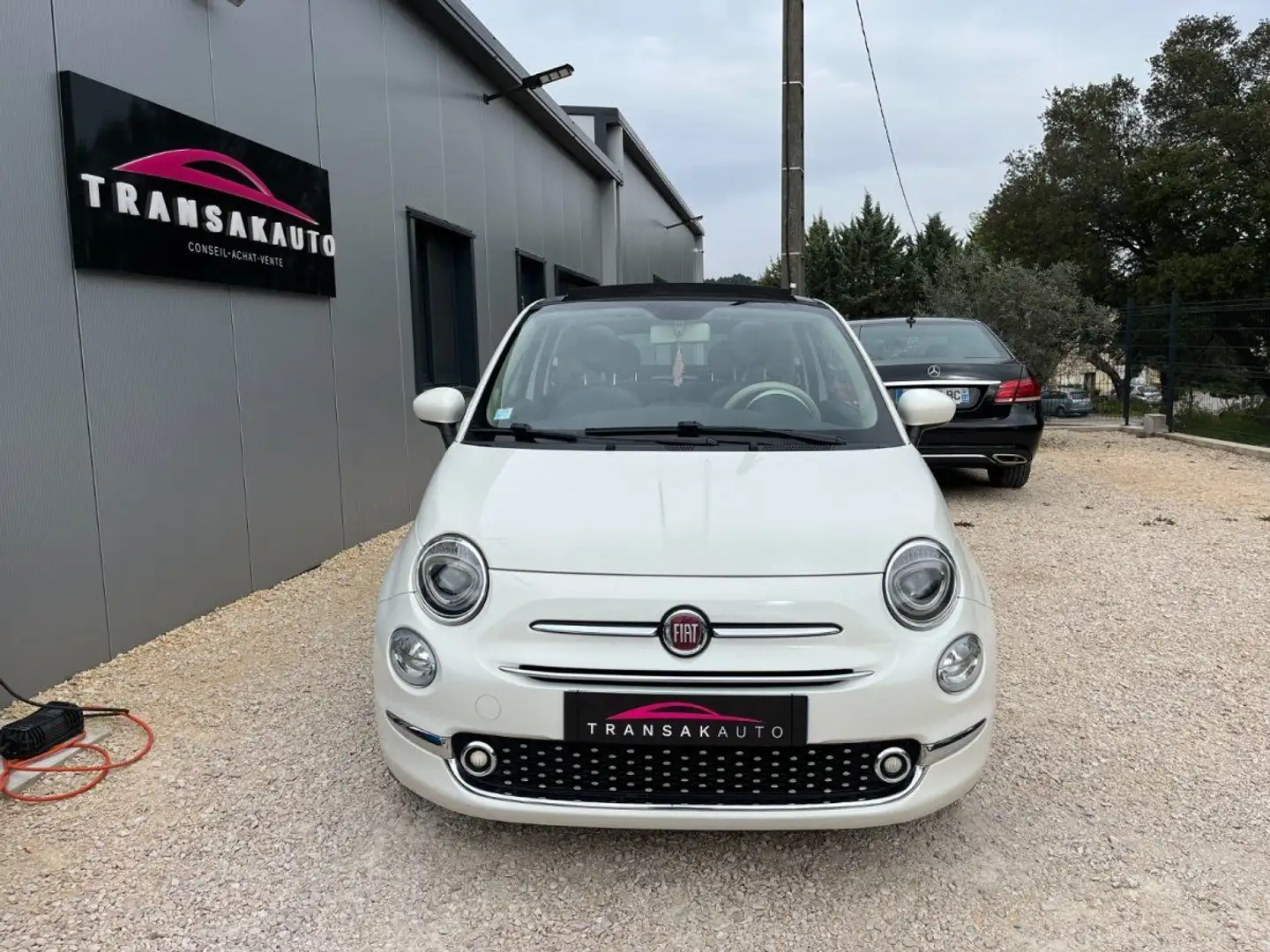 Fiat 500C MY20 SERIE 7 EURO 6D 1.2 69 ch Eco Pack Club Cabri Blanc - 2