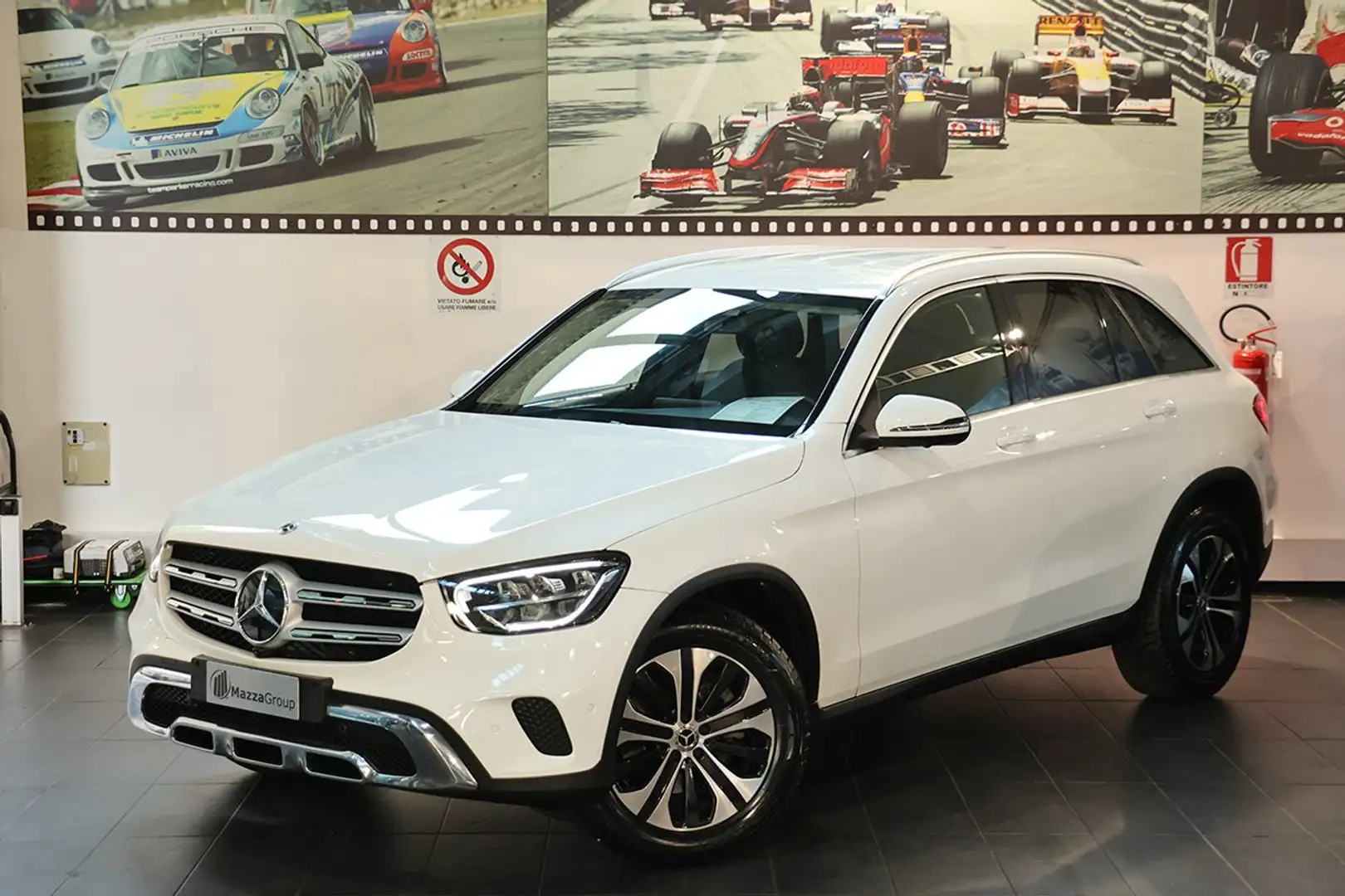 Mercedes-Benz GLC 200 d 4Matic Sport - PELLE/TELECAMERE 360/NAVI 10,25" Bianco - 1