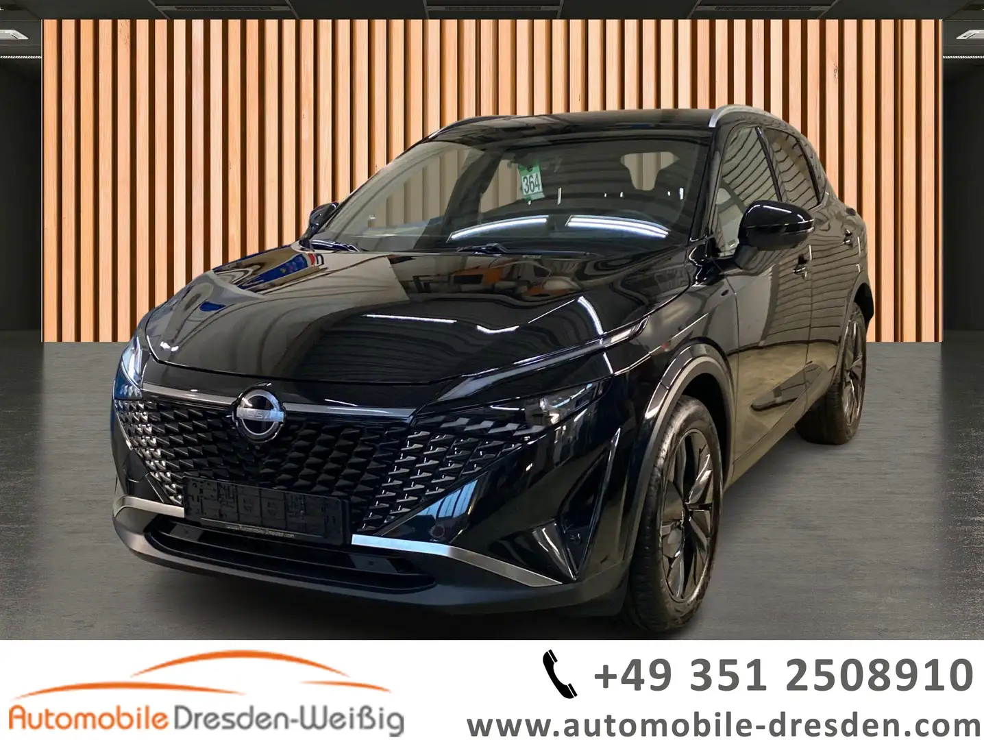 Nissan Qashqai Facelift 1.3 DIG-T Tekna*Black*HeadUp Noir - 1