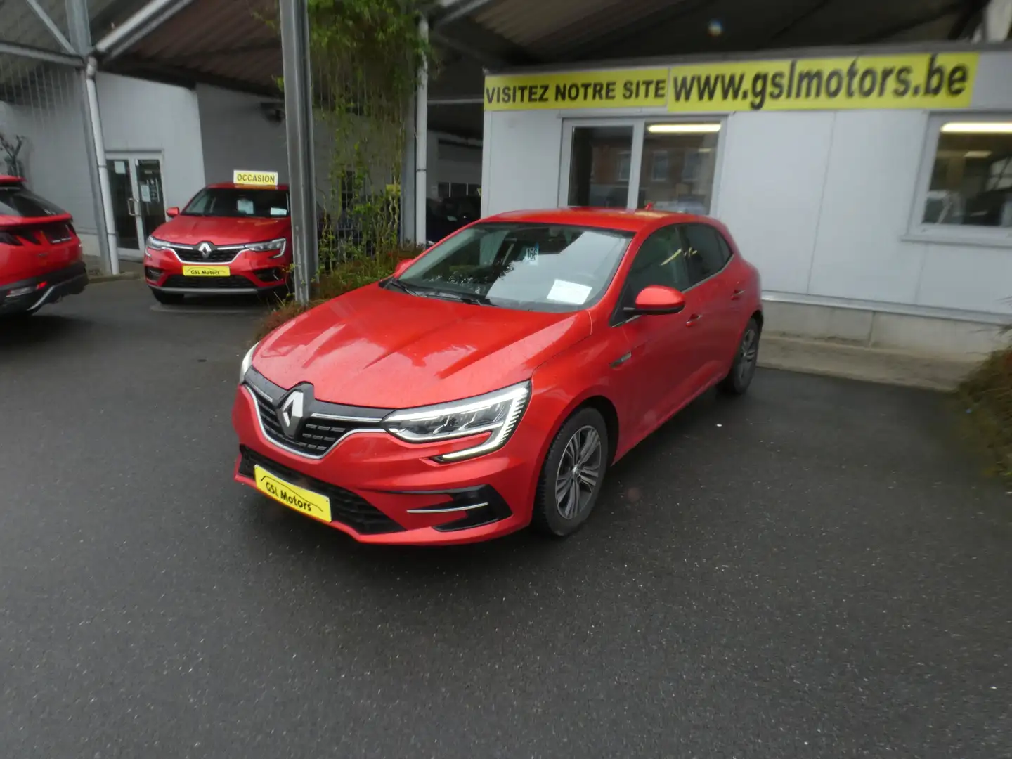 Renault Megane 1.5dCi115 bordeaux 06/21 65.659km Airco Cruise GPS Red - 1