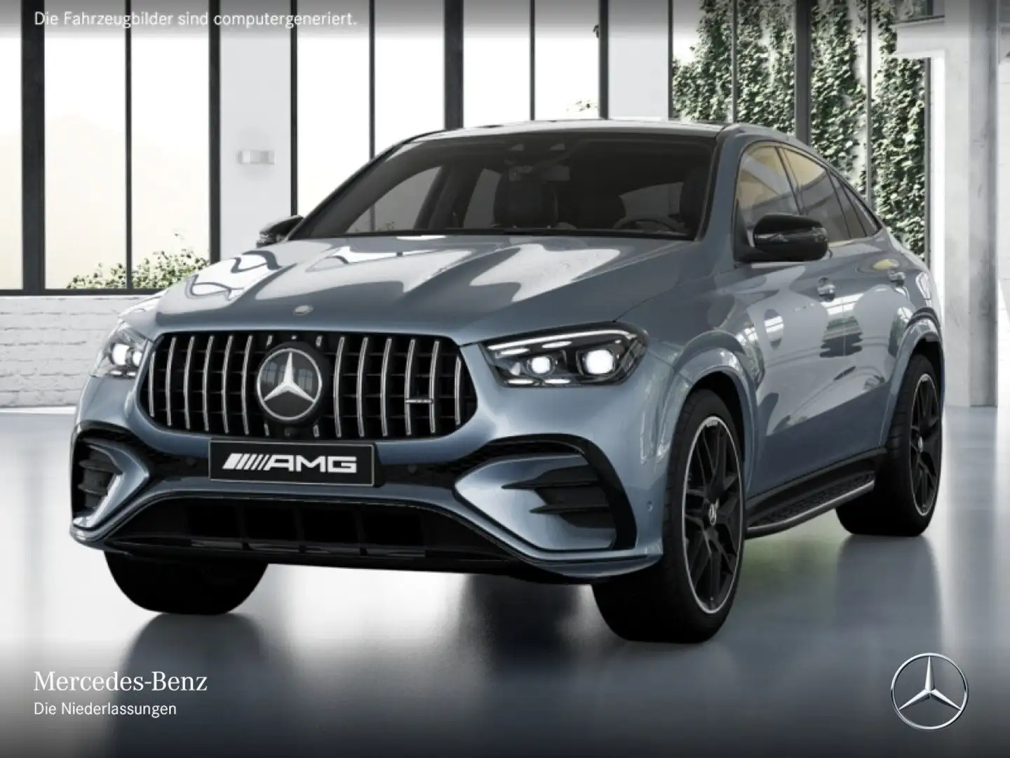 Mercedes-Benz GLE 53 AMG GLE 53 HYBRID Coupé 4M NIGHT+PANO+360+MULTIBEAM Blau - 2