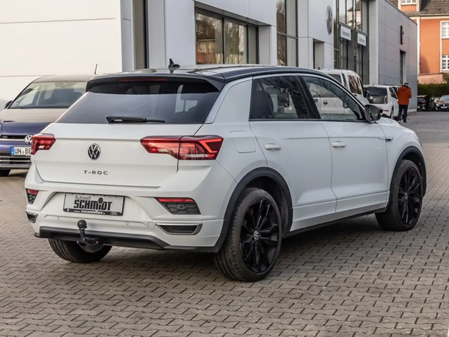 Volkswagen T-Roc 1.5 TSI DSG R-Line ACC AHK LED NAVI R.KAMERA E.... Weiß - 2