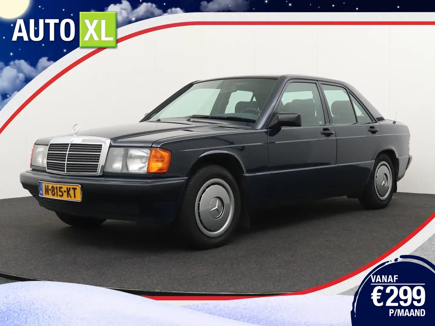 Mercedes-Benz 190 1.8 Aut. Youngtimer BTW/Auto Schuif-/kanteldak Azul - 1