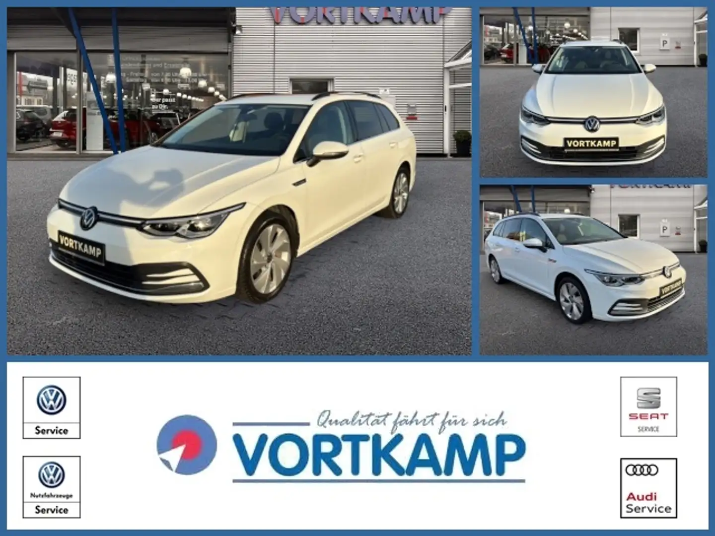 Volkswagen Golf VIII Variant Style H&K/AHK/IQLight Weiß - 1