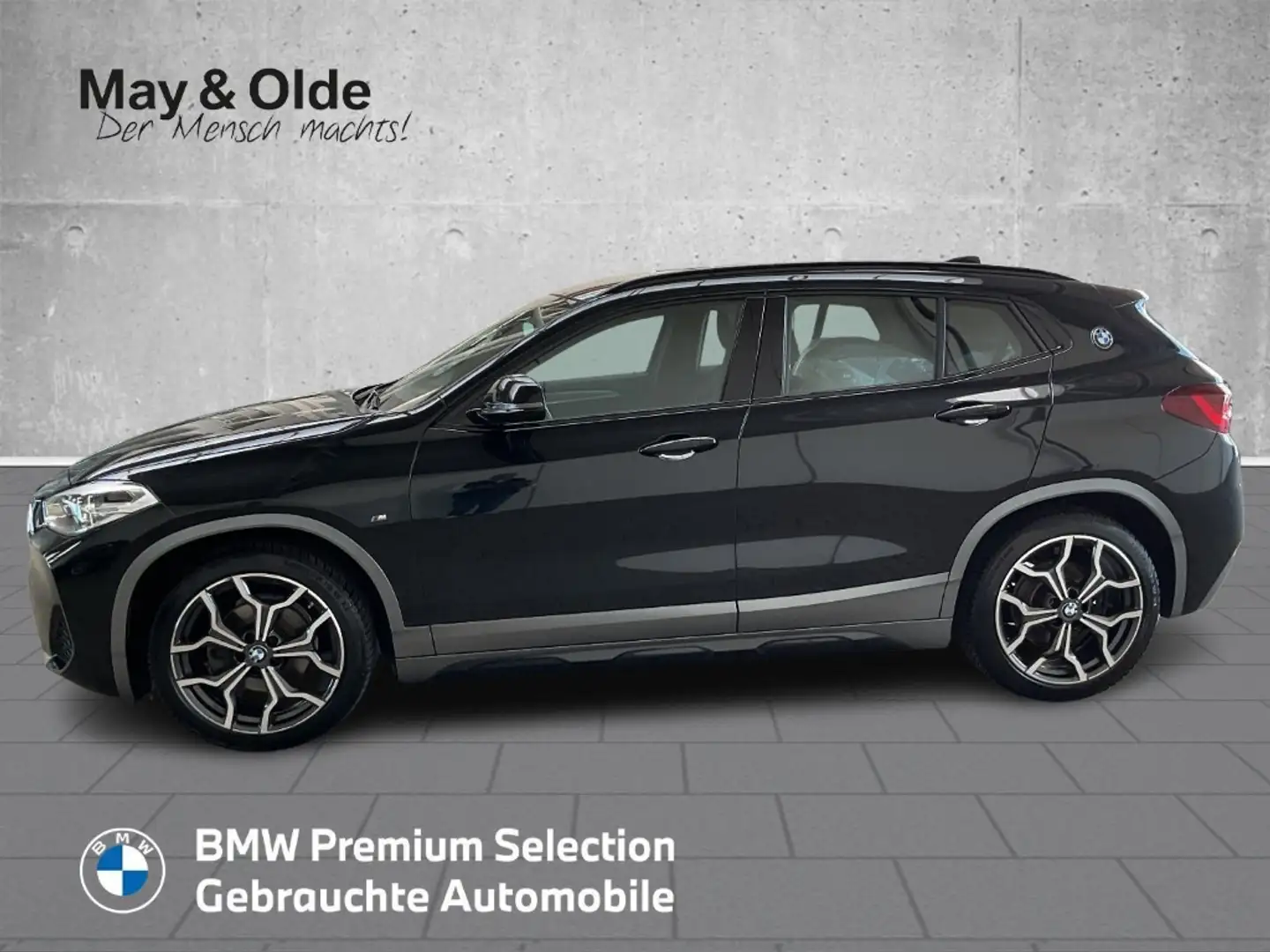 BMW X2 sDrive18i 2 Jahre Garantie M Sport X HUD AHK LED S Schwarz - 2