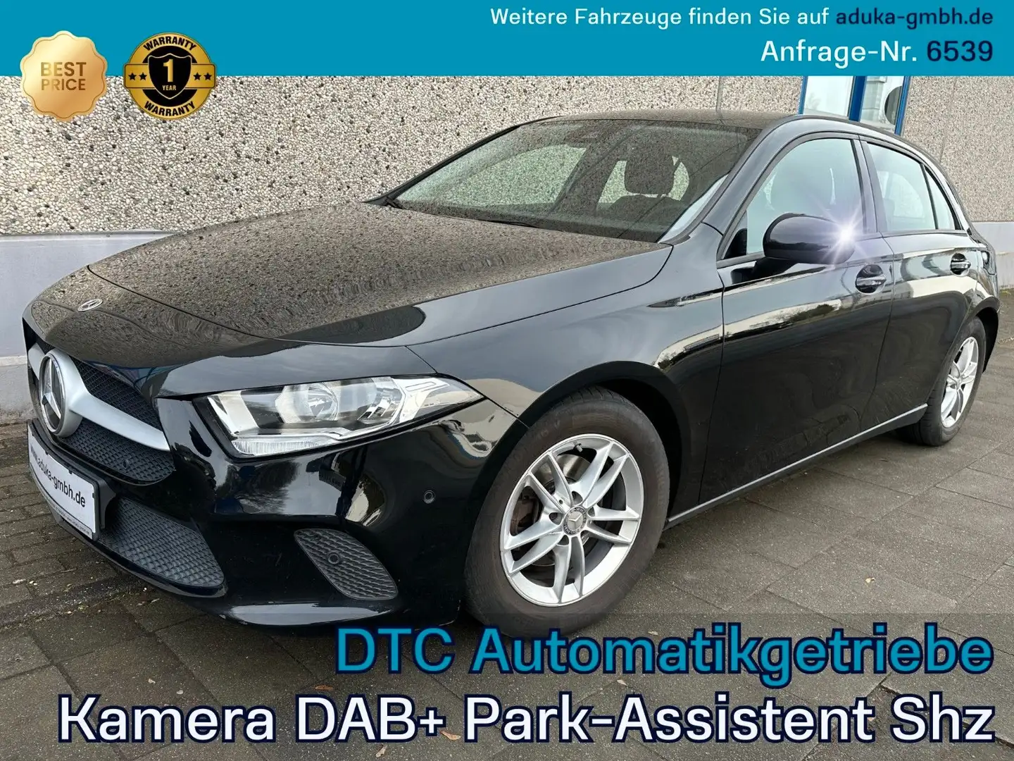 Mercedes-Benz A 180 d DTC Automatik 5Tg Kamera Navi PDC DAB Noir - 1