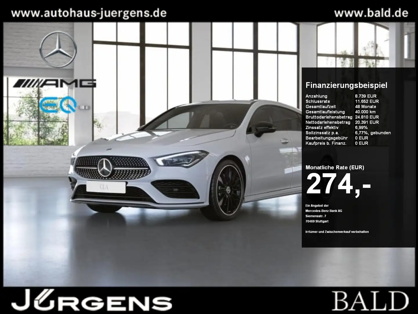 Mercedes-Benz CLA 250 e SB AMG/Wide/ILS/Cam/Easy-P/Night/19" Wit - 1