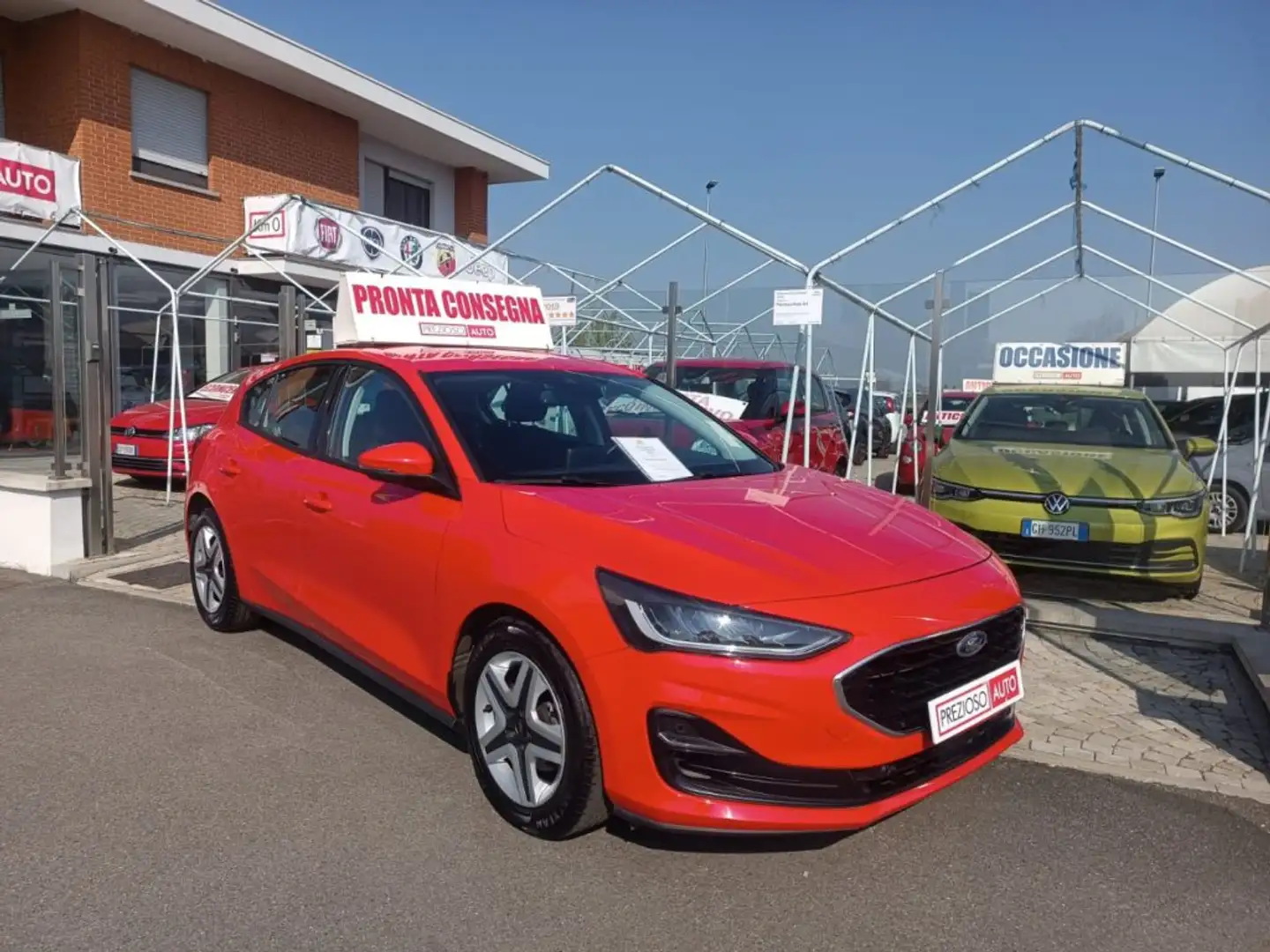 Ford Focus 1.5 EcoBlue 120 CV automatico 5p. Business Rosso - 1