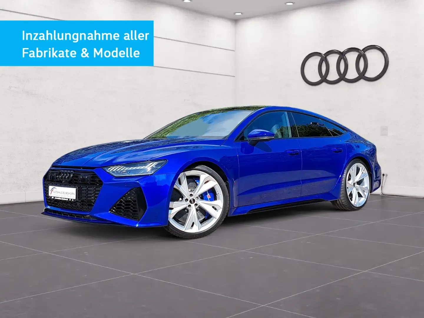 Audi RS7 Sportback DYNPAK+ KERAMIK PANO 305km/h HEAD 4xKAM Azul - 2