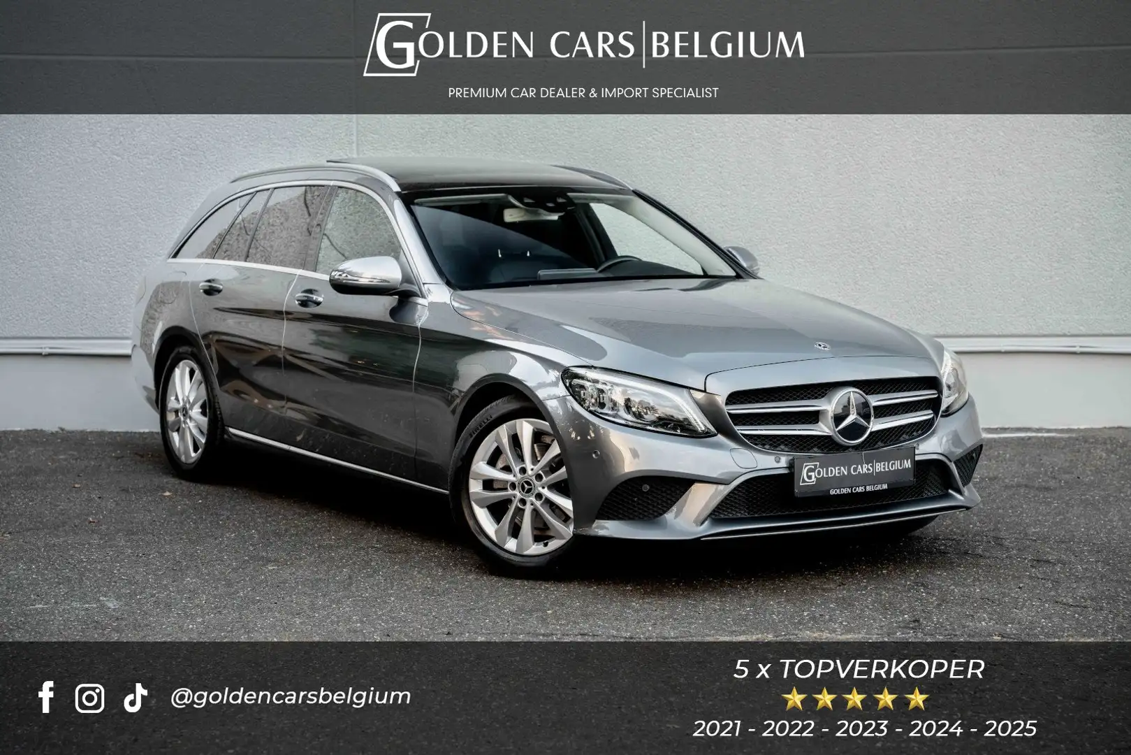 Mercedes-Benz C 180 T Avantgarde MULTIBEAM/PANO/9G/AMBIENT/CARPLAY Gris - 1