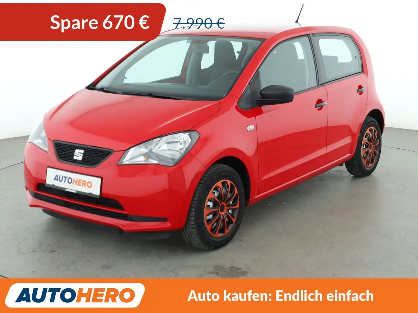 SEAT Mii 1.0 Reference*KLIMA*CD*GARANTIE* Rot - 1